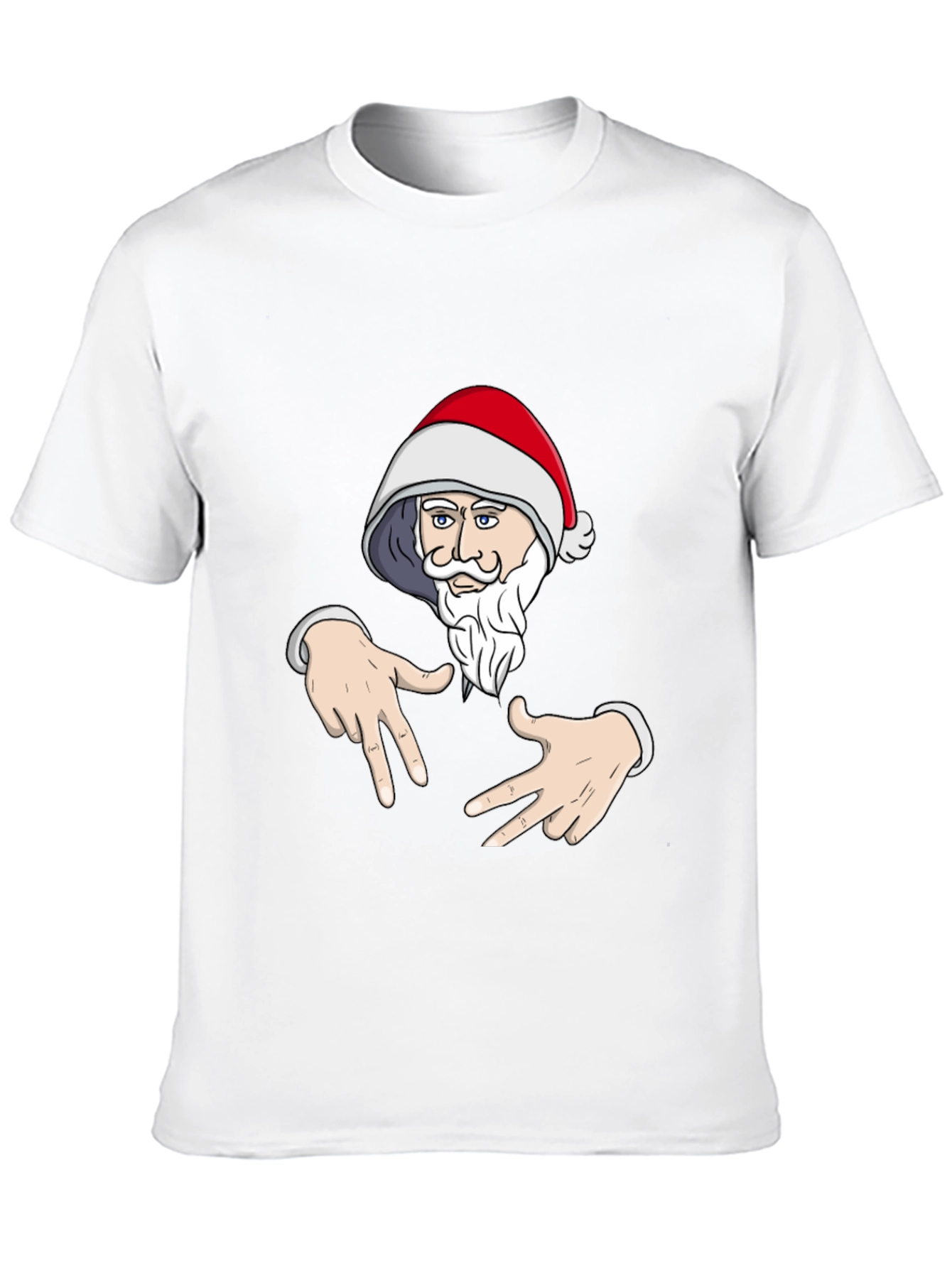 Santa Claus Gangsta T-Shirt Black