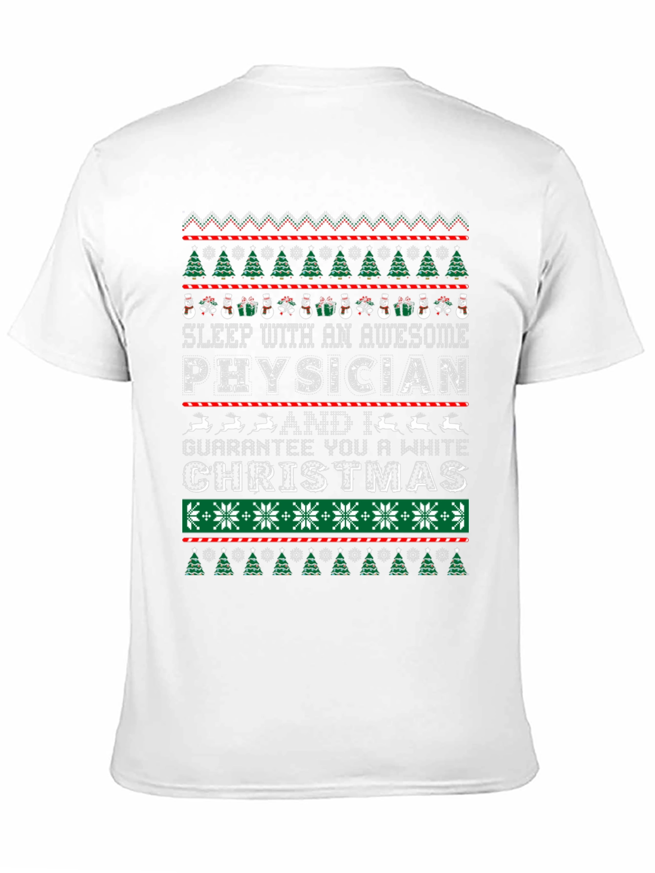 Awesome Physician Ugly Christmas Sweater T-Shirt