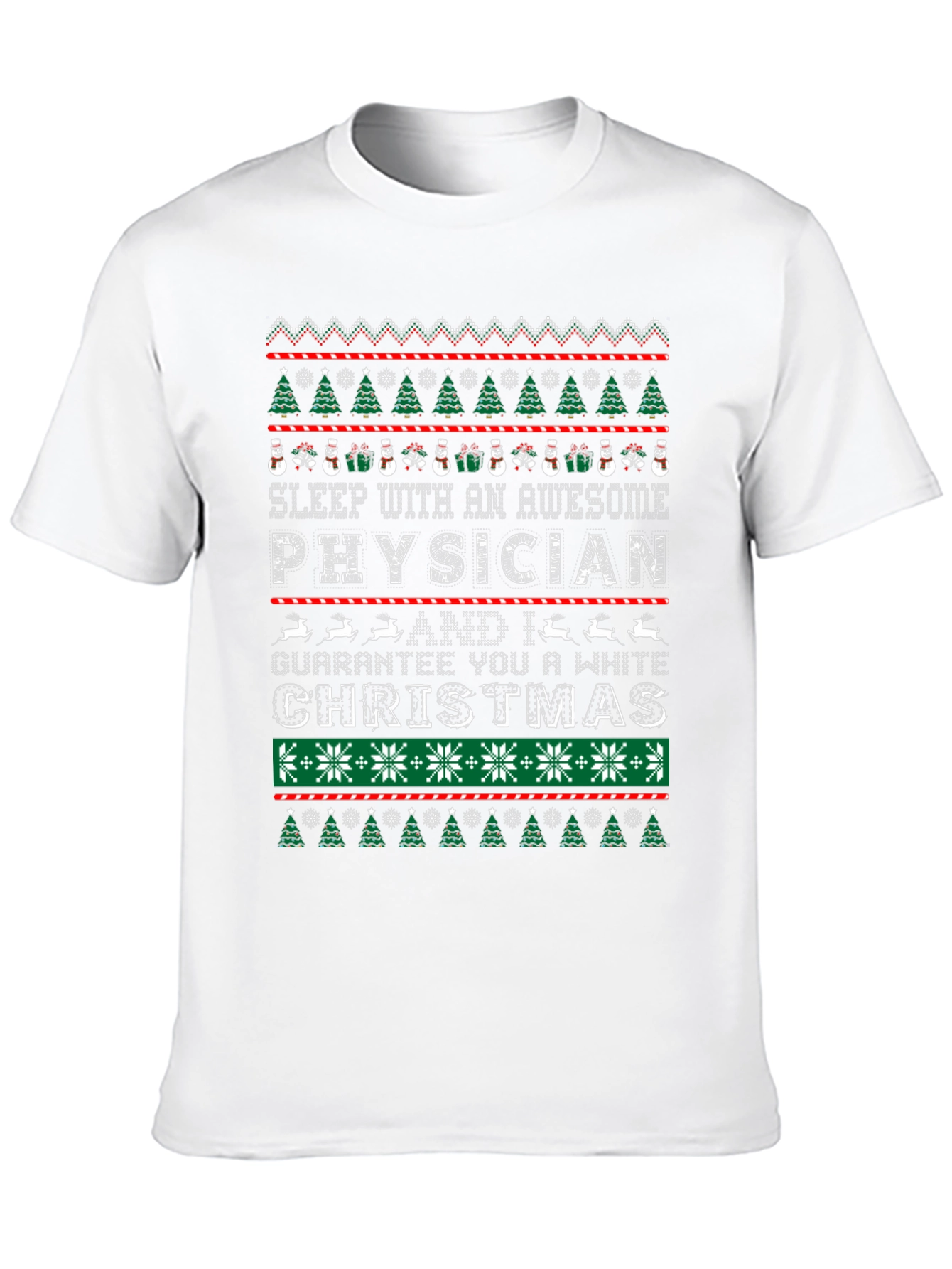 Awesome Physician Ugly Christmas Sweater T-Shirt