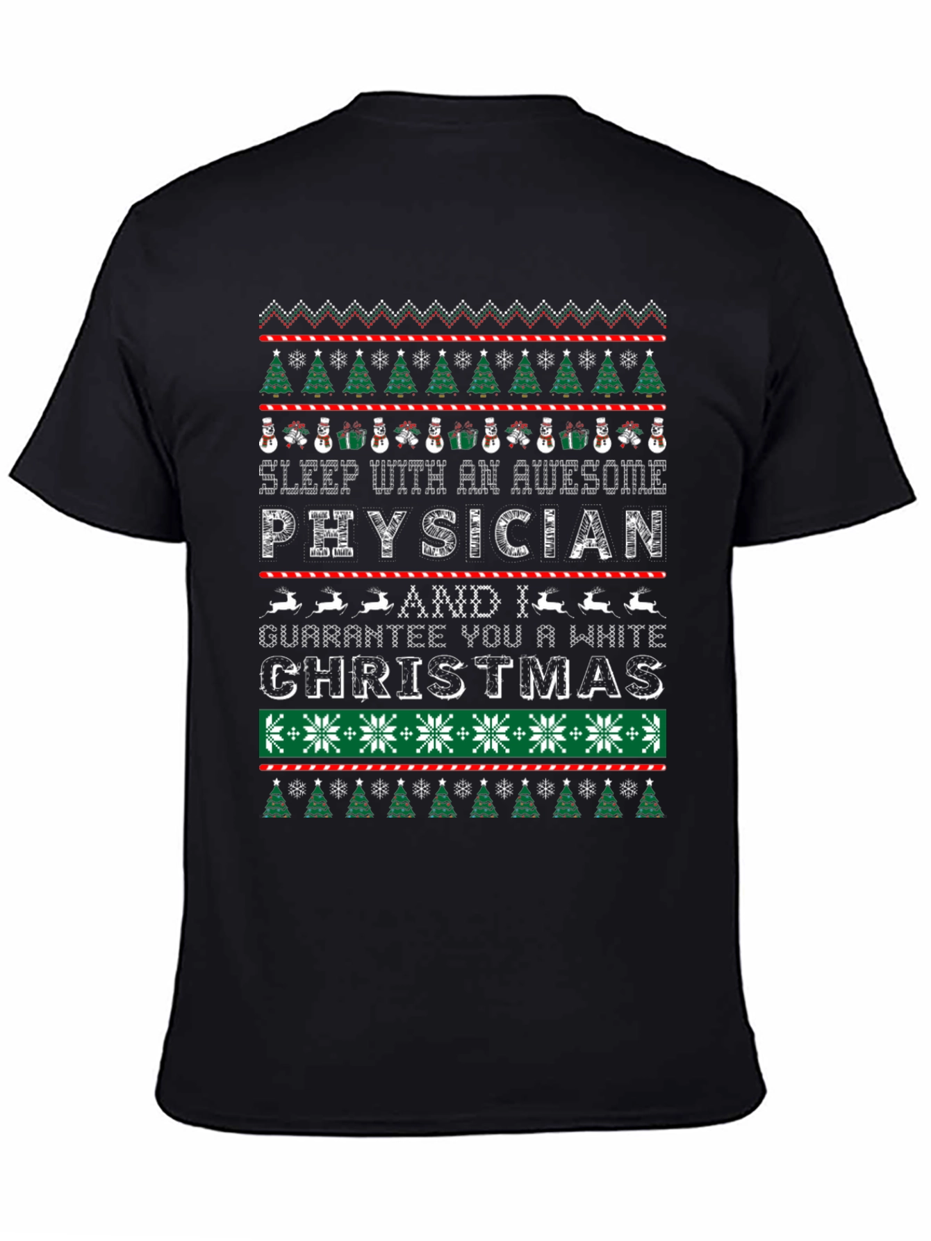 Awesome Physician Ugly Christmas Sweater T-Shirt