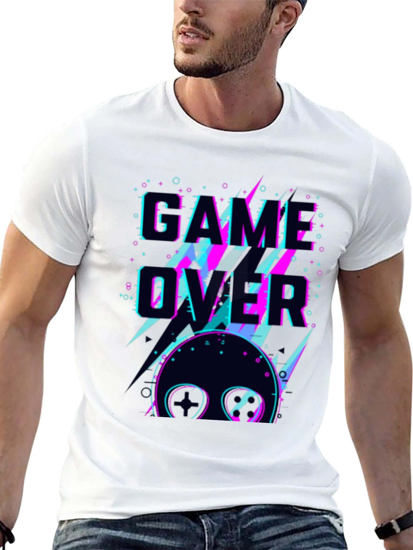 Game Over T-Shirt - Retro Gaming Style