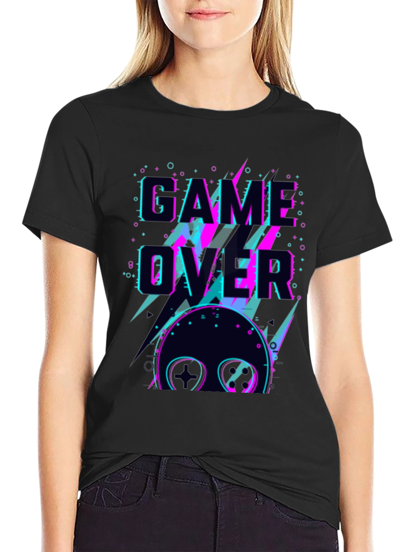 Game Over T-Shirt - Retro Gaming Style