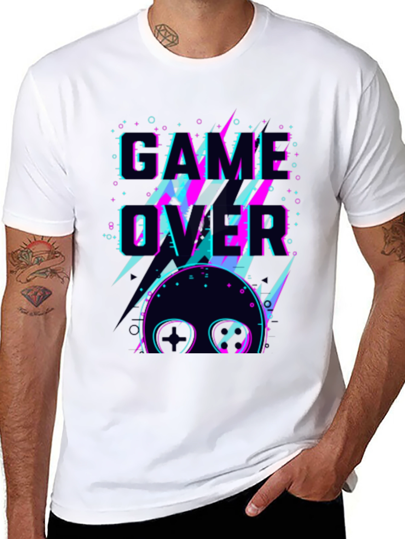 Game Over T-Shirt - Retro Gaming Style