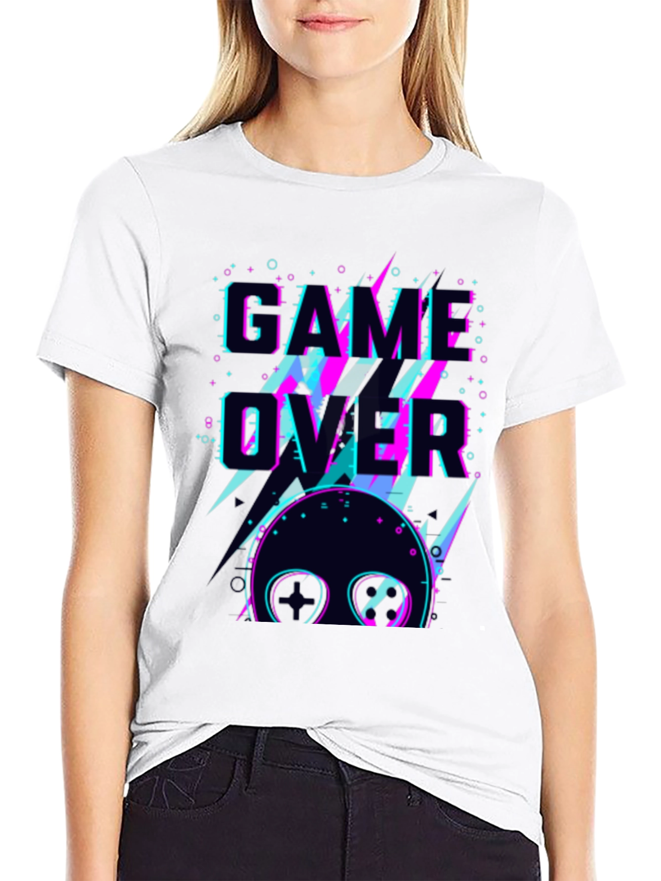 Game Over T-Shirt - Retro Gaming Style