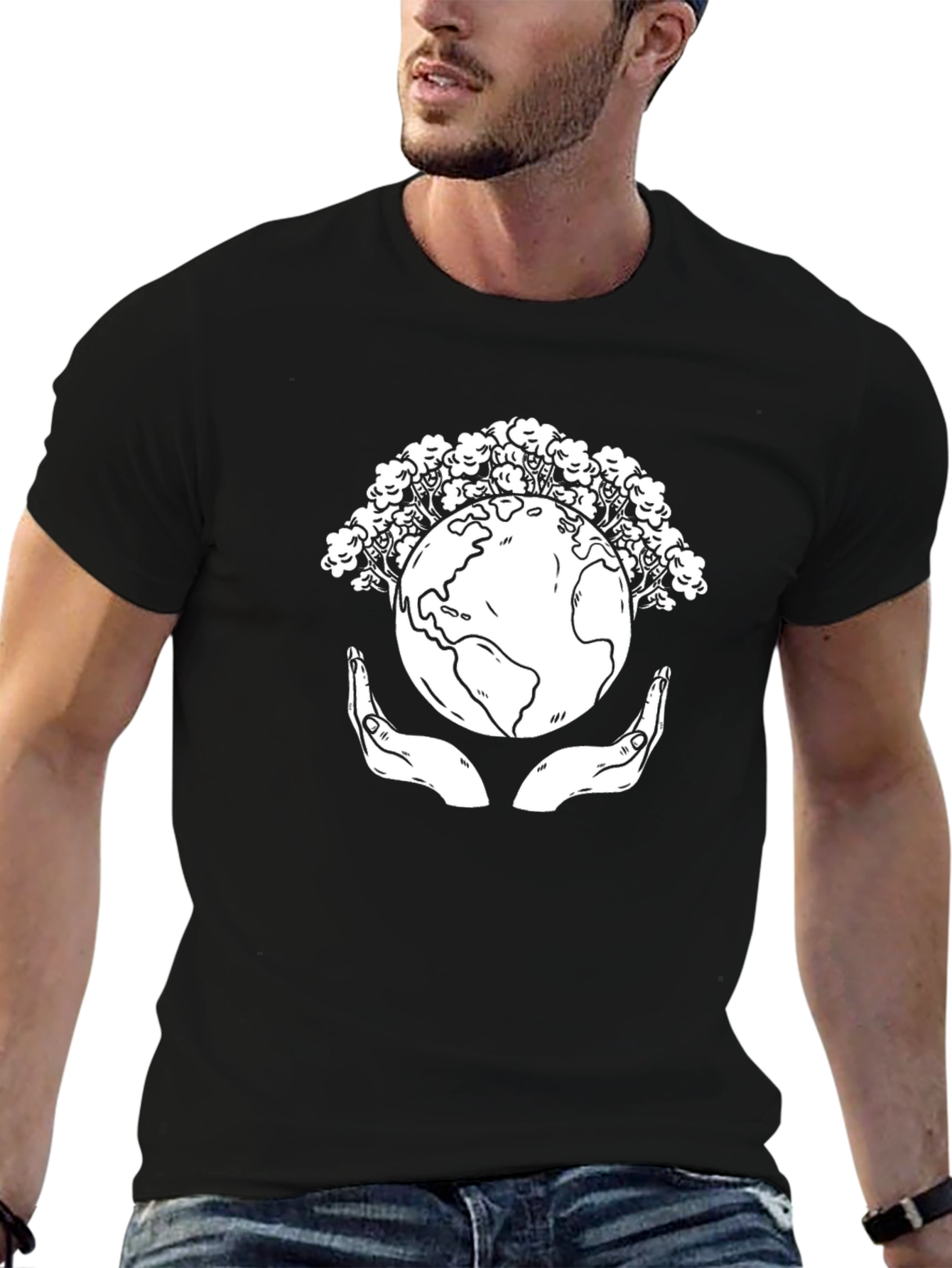 Eco Earth Graphic Tee - Nature Lover Shirt