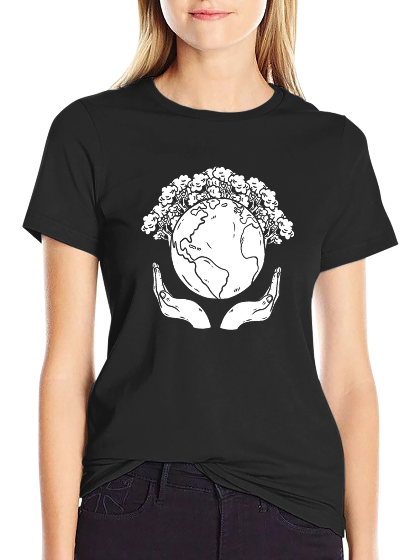 Eco Earth Graphic Tee - Nature Lover Shirt