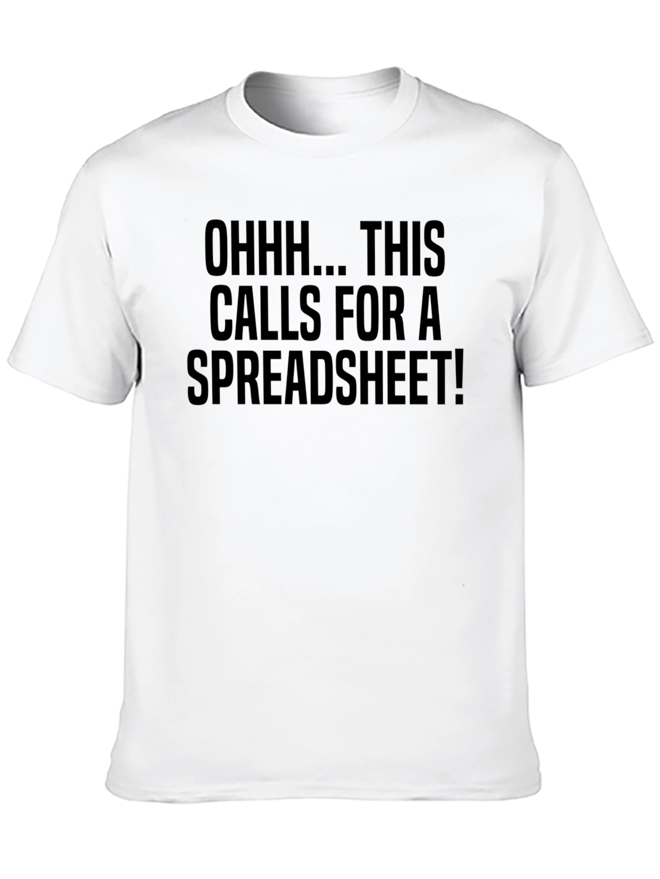 Spreadsheet Humor Tee - Data Analysis Shirt