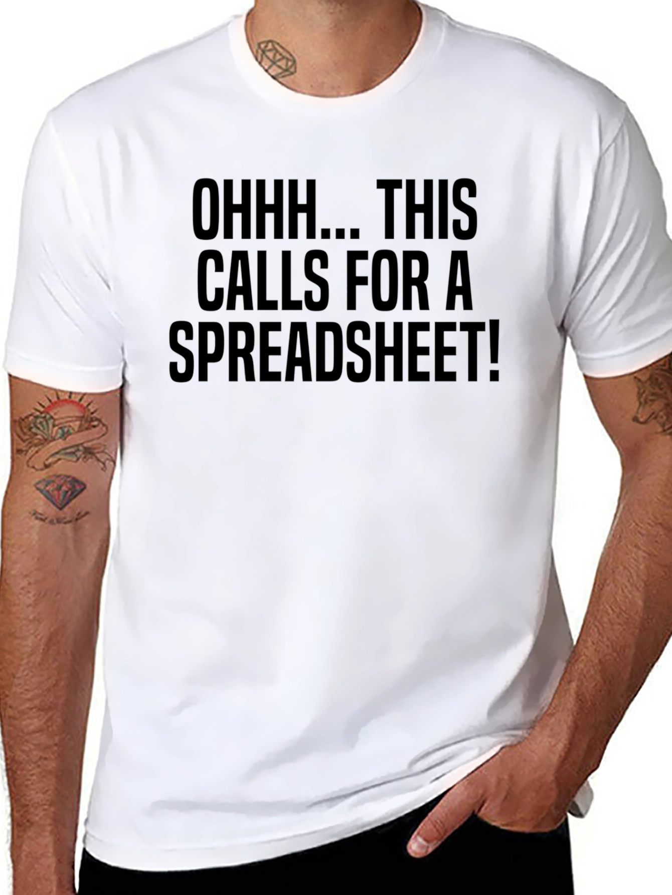 Spreadsheet Humor Tee - Data Analysis Shirt