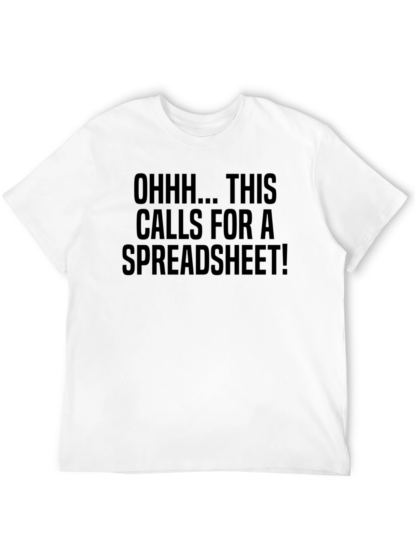 Spreadsheet Humor Tee - Data Analysis Shirt