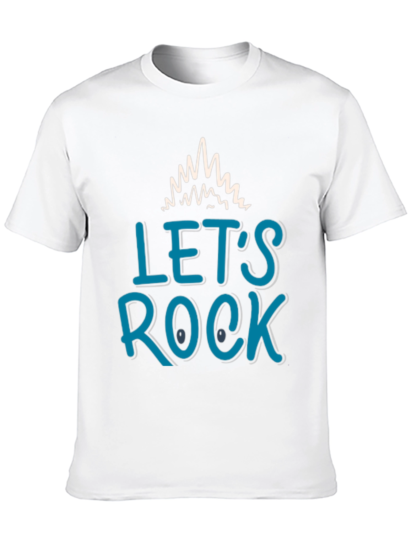 Lets Rock Graphic Tee - Stylish Design