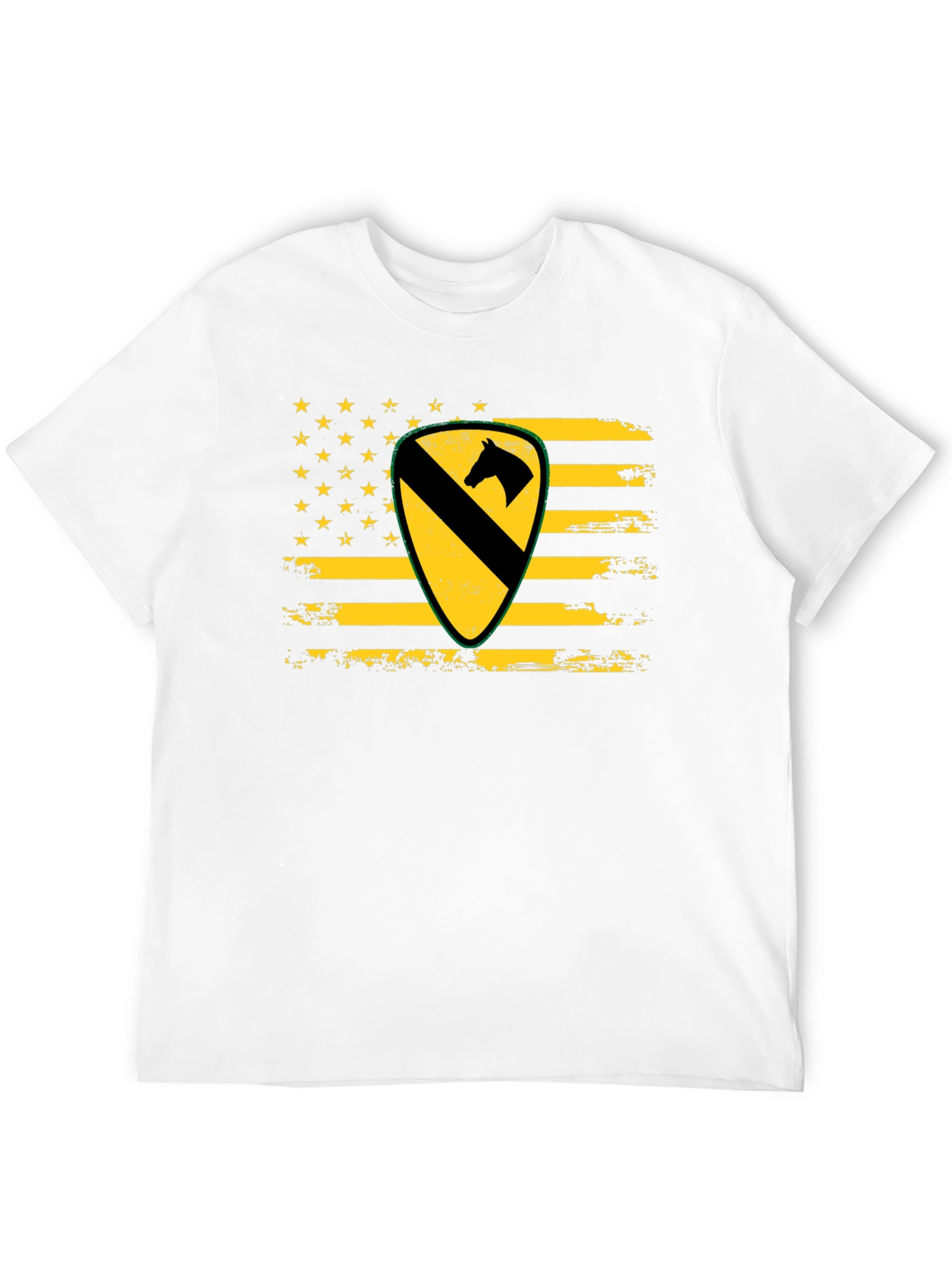 1st Cavalry Division US Flag T-Shirt