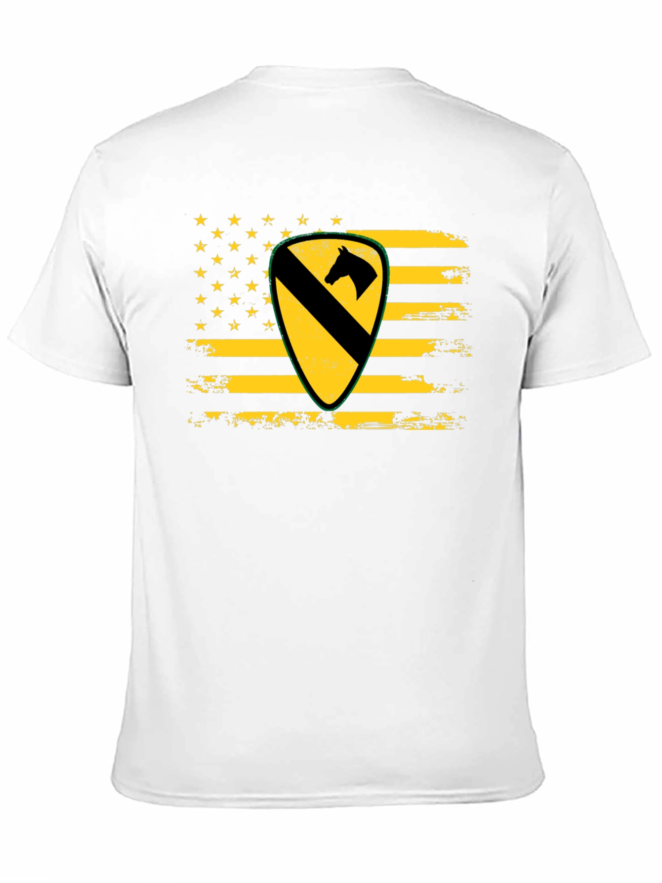 1st Cavalry Division US Flag T-Shirt