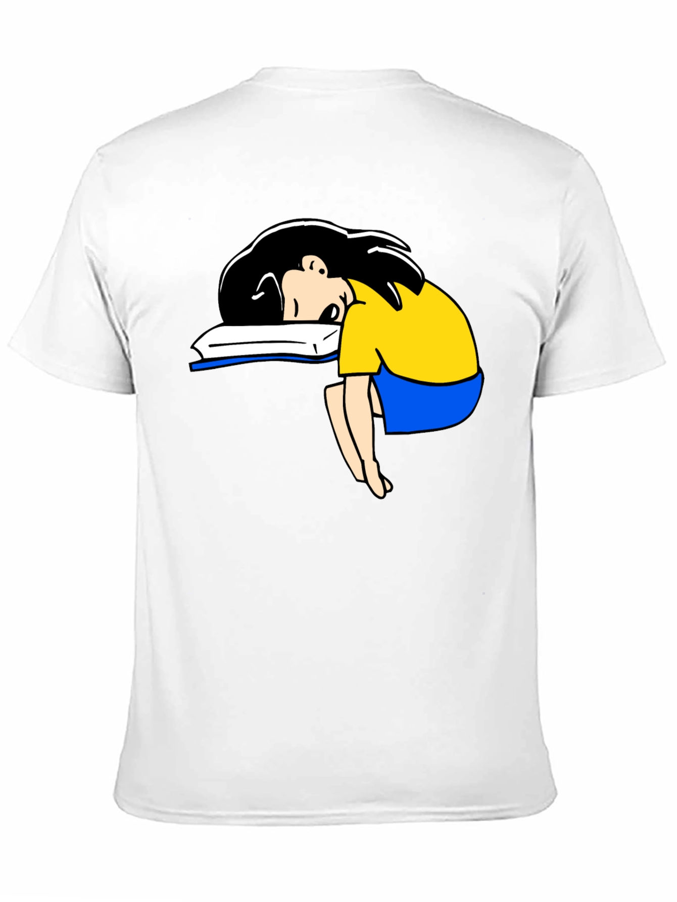 Lazy Reader Graphic Tee - Black T-Shirt