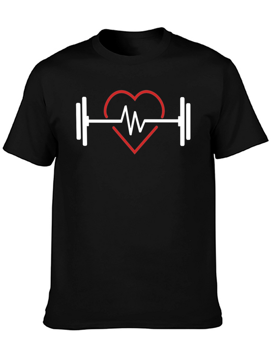 Fitness Heartbeat T-Shirt - Gym & Workout Apparel