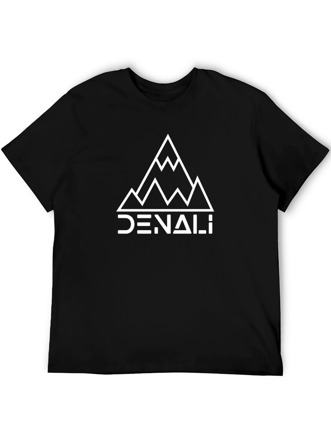 Denali Mountain Graphic Tee - Black