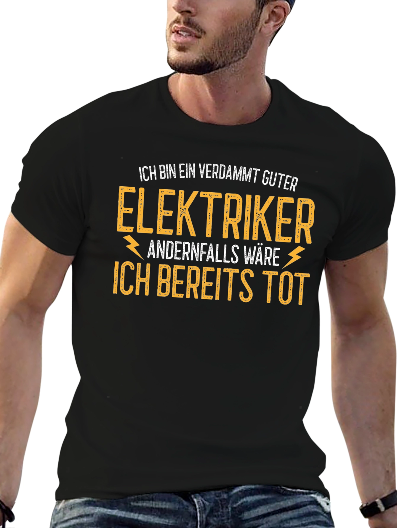 Electrician T-Shirt - Funny German Saying