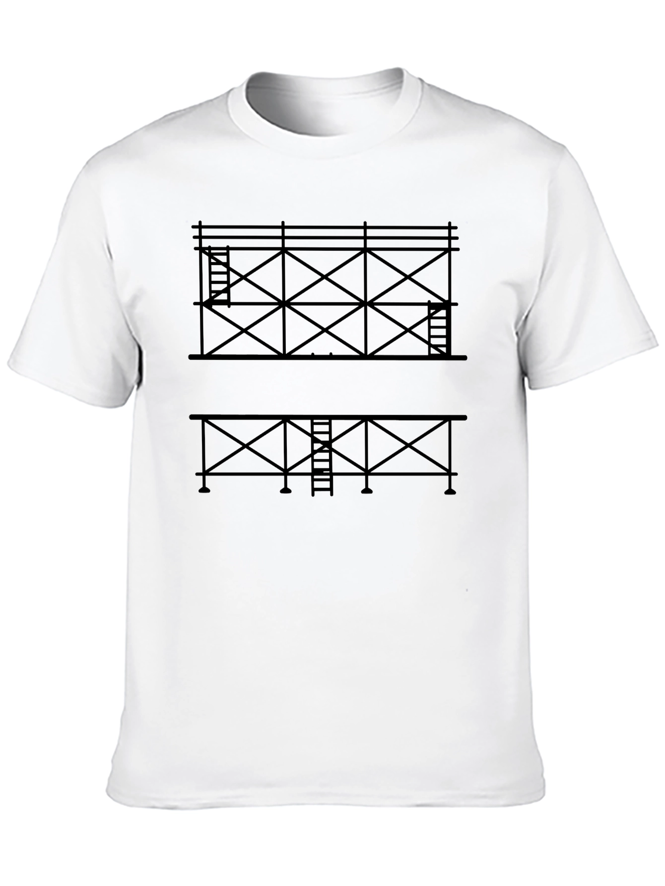 Scaffolding Graphic Tee - Construction Worker Apparel