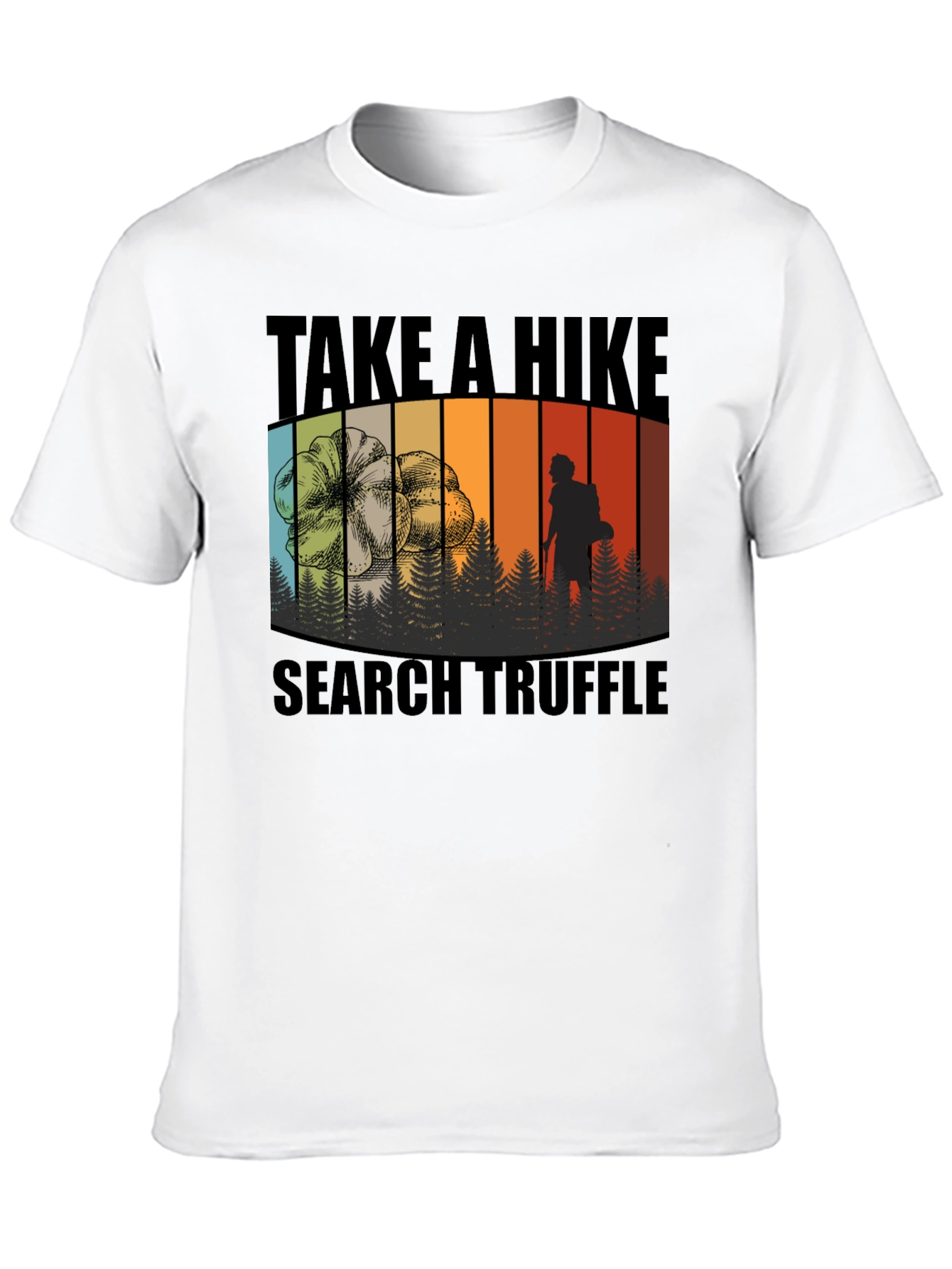 Take a Hike Search Truffle Black T-Shirt