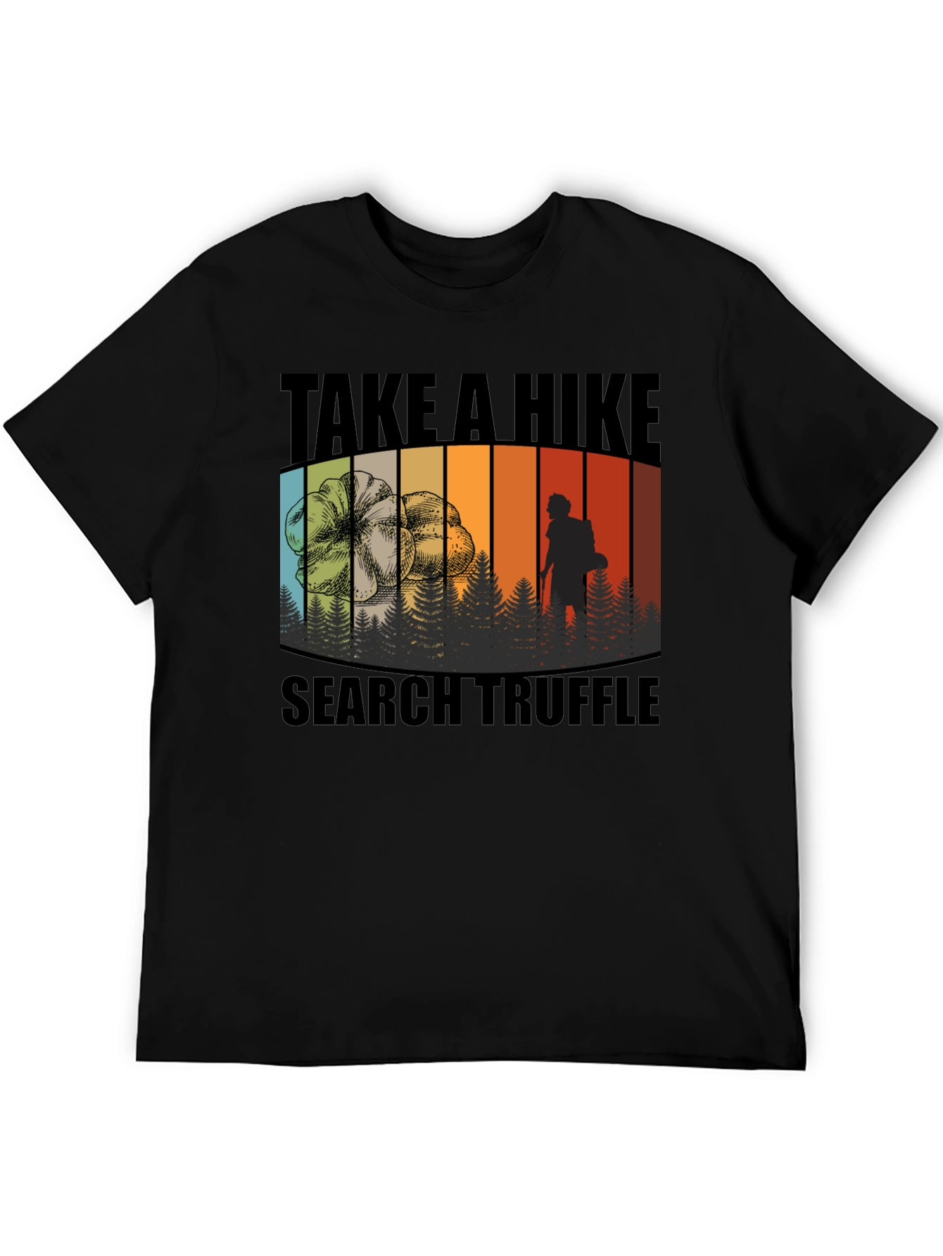 Take a Hike Search Truffle Black T-Shirt