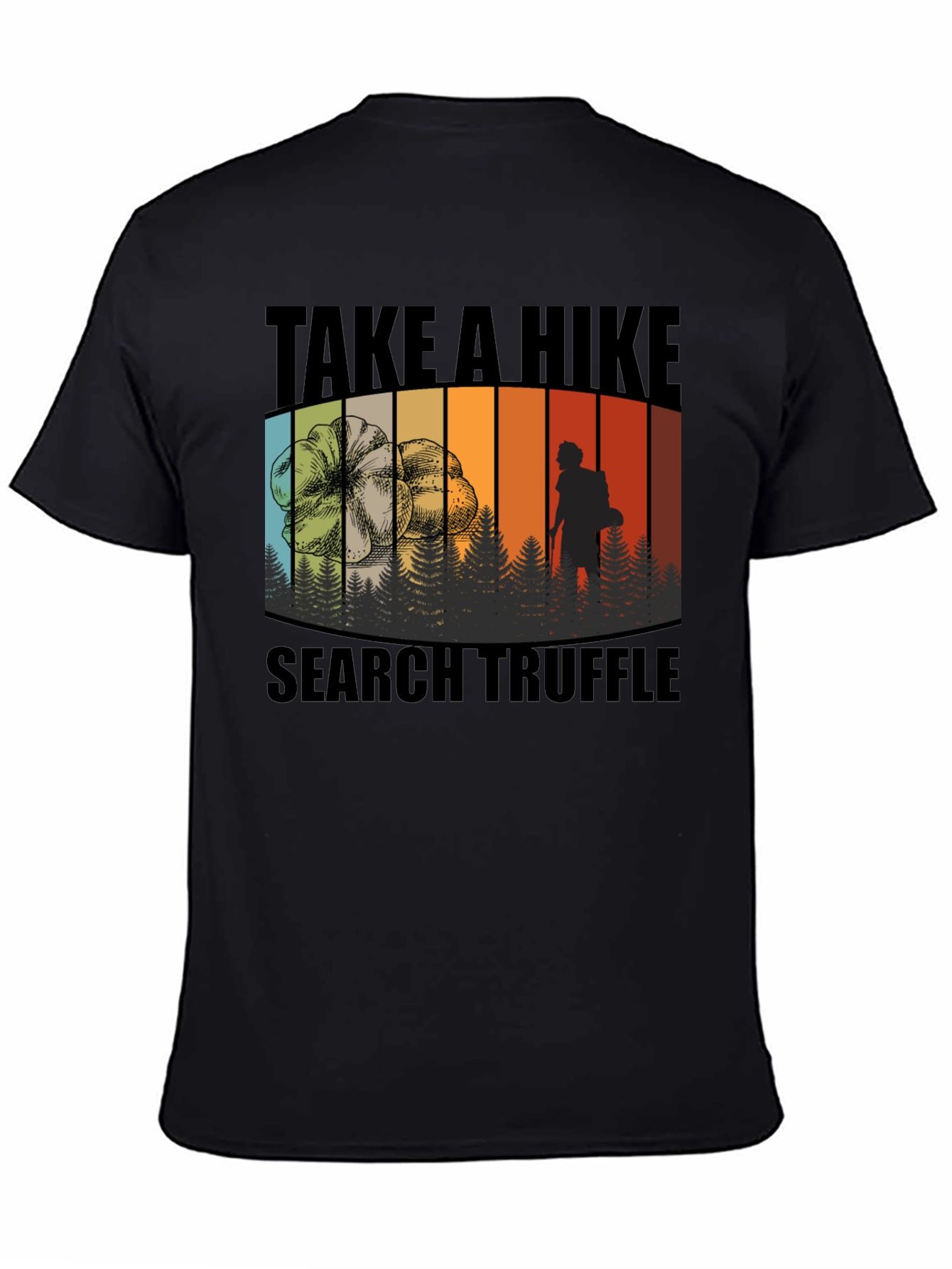 Take a Hike Search Truffle Black T-Shirt