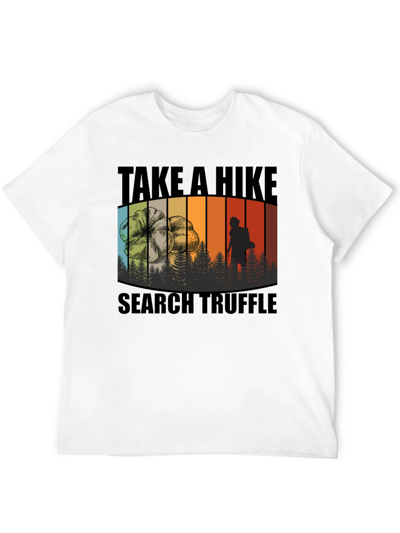 Take a Hike Search Truffle Black T-Shirt