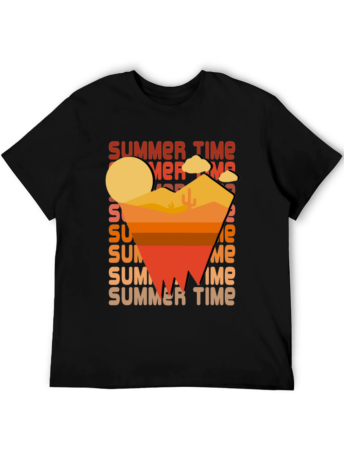 Summer Time Desert Graphic T-Shirt