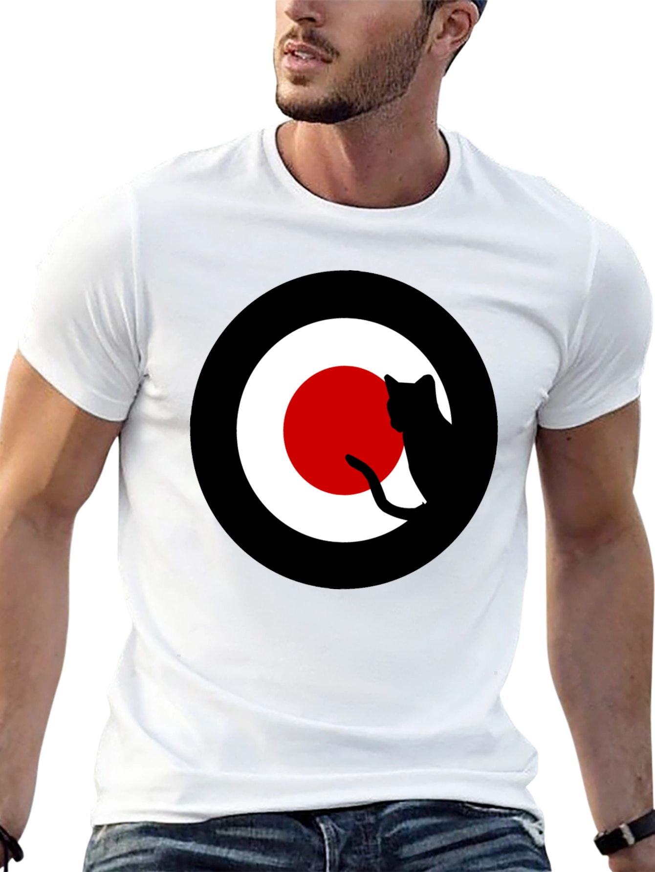 Cool Cat Silhouette Target T-Shirt