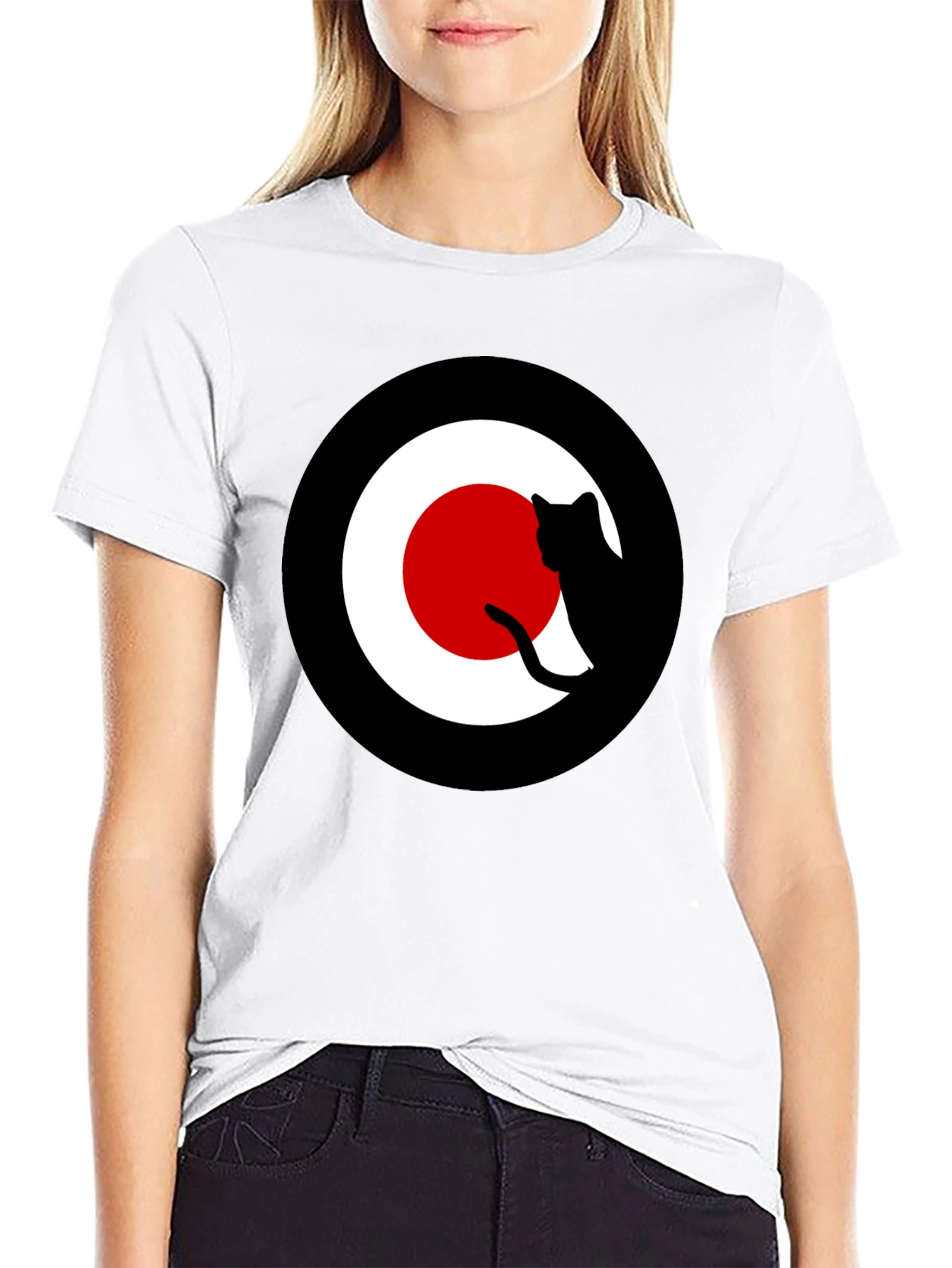 Cool Cat Silhouette Target T-Shirt