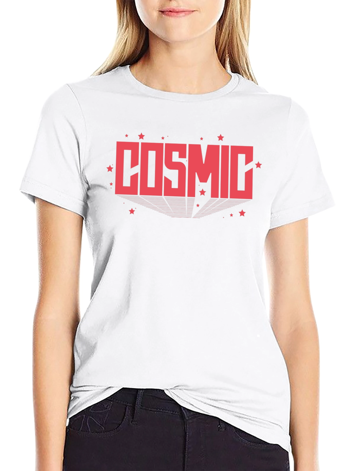 Cosmic Graphic T-Shirt - Retro Style