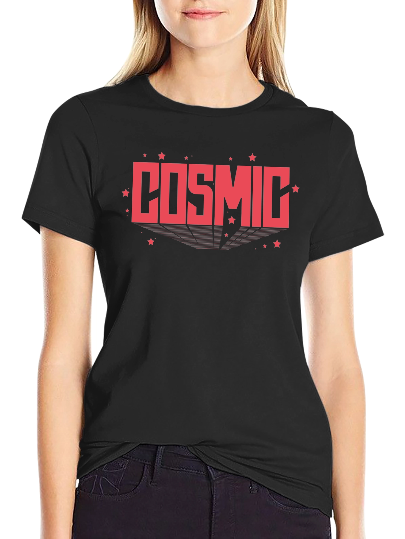 Cosmic Graphic T-Shirt - Retro Style