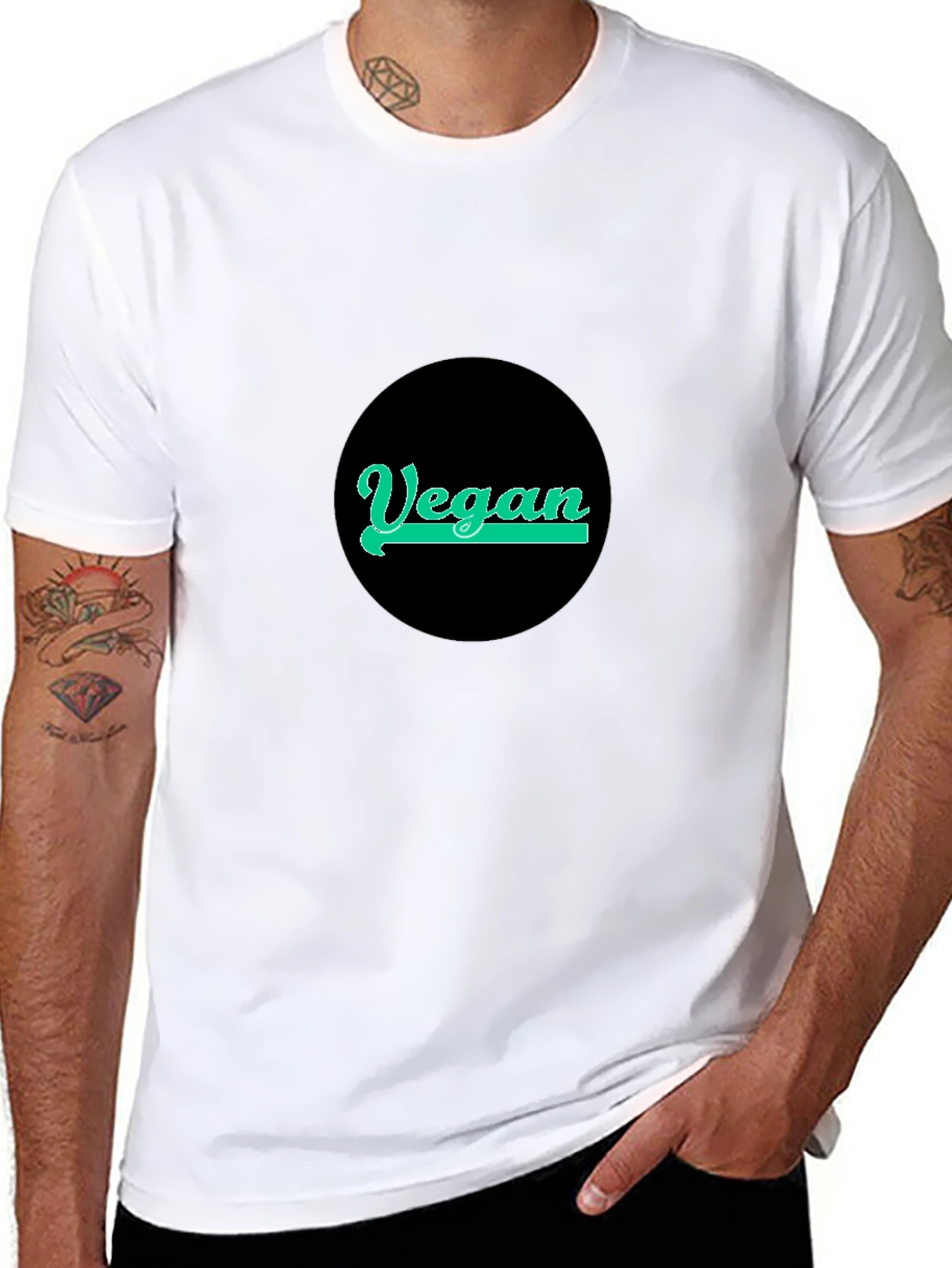 Vegan Graphic Tee - Classic Style