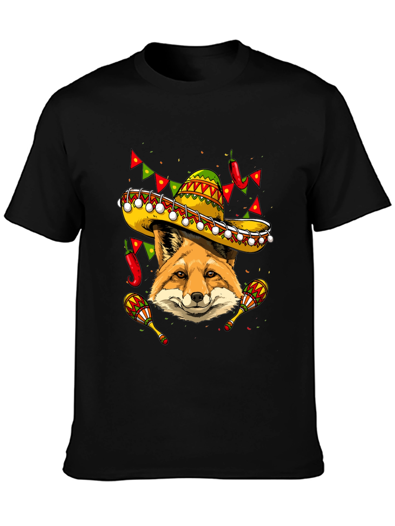 Cinco de Mayo Fox T-Shirt