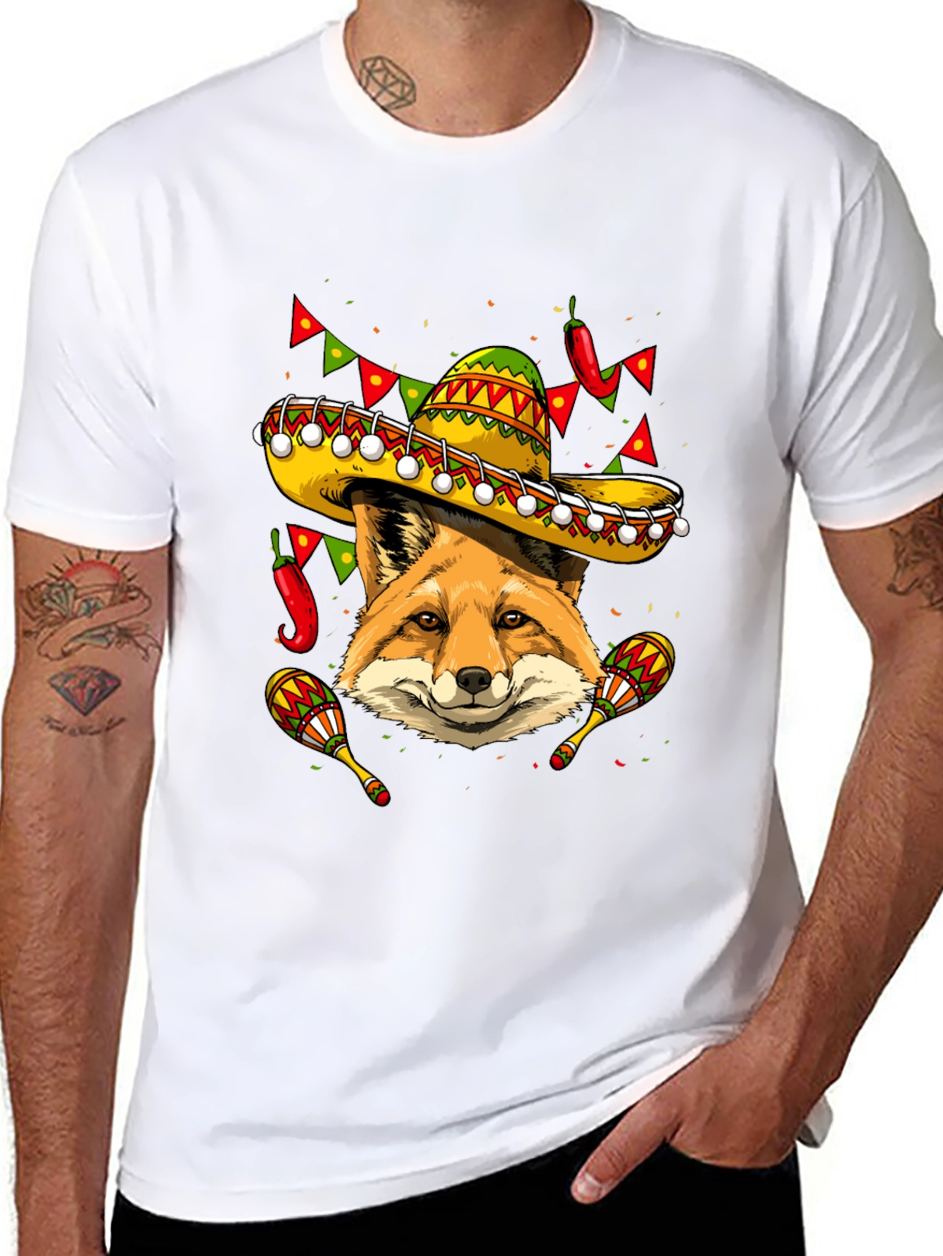 Cinco de Mayo Fox T-Shirt