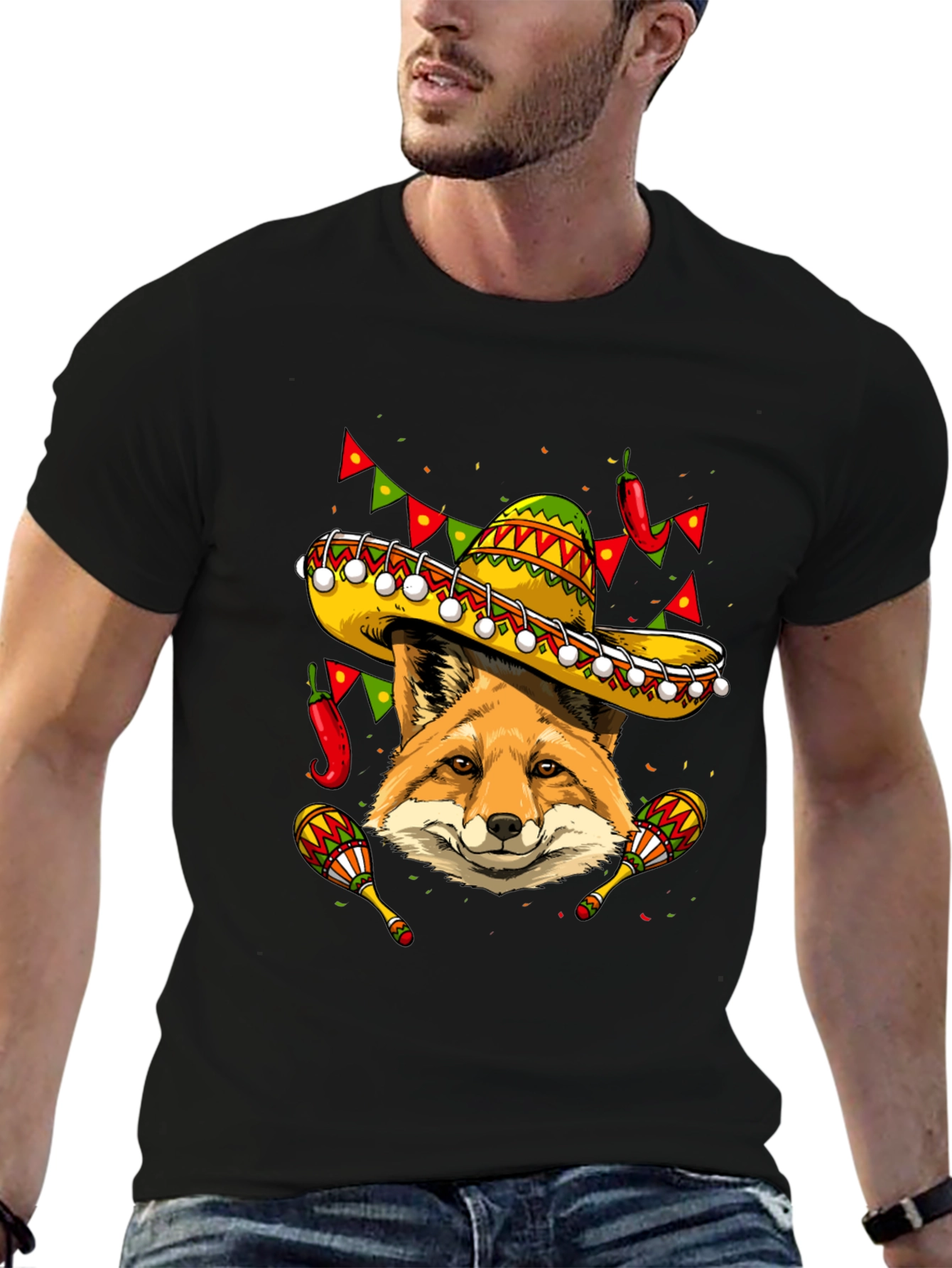 Cinco de Mayo Fox T-Shirt