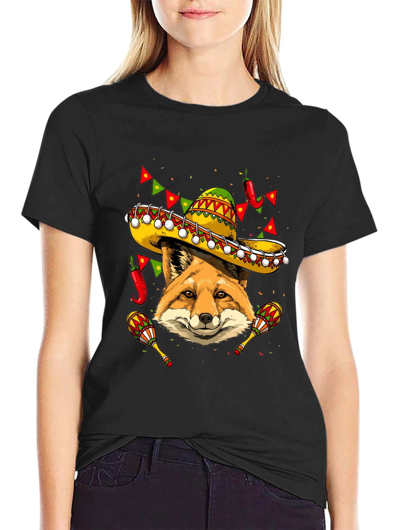 Cinco de Mayo Fox T-Shirt