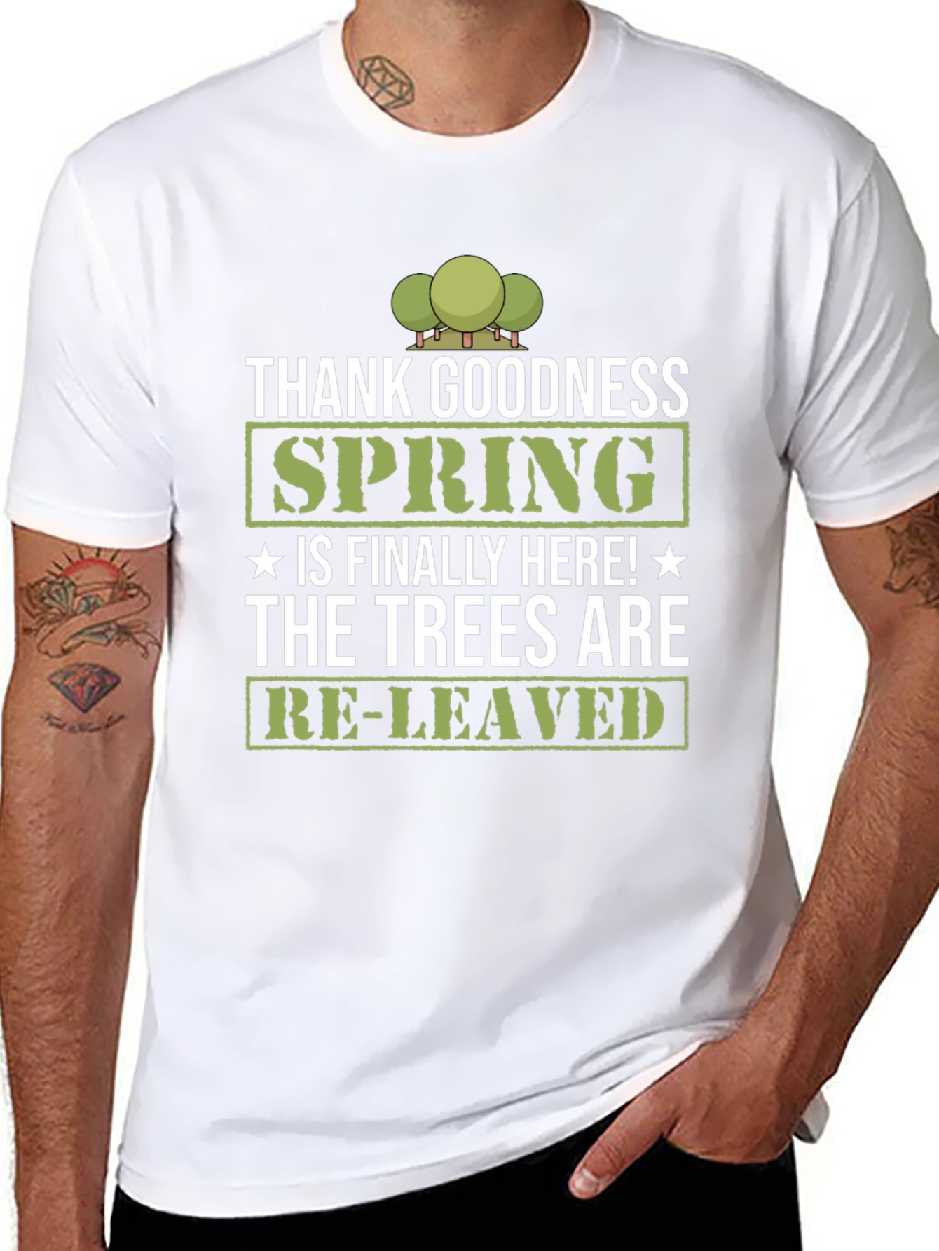 Thank Goodness Spring T-Shirt - Re-leaved Tee