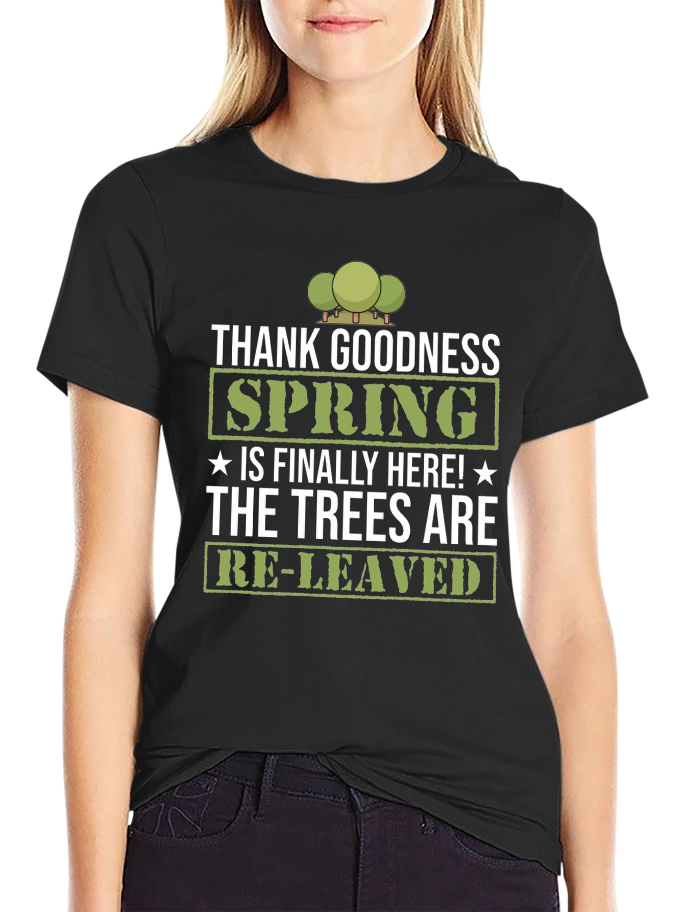 Thank Goodness Spring T-Shirt - Re-leaved Tee