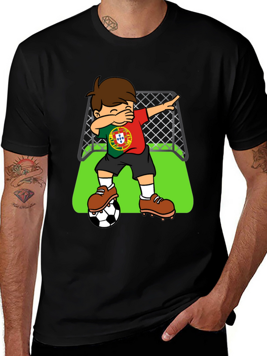 Portugal Soccer Dab T-Shirt - Football Fan Apparel