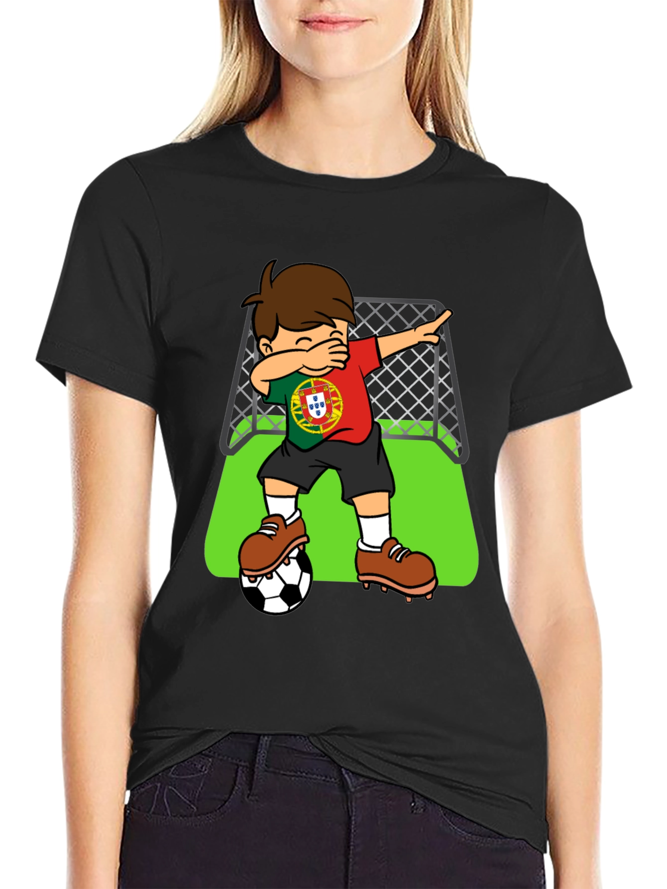 Portugal Soccer Dab T-Shirt - Football Fan Apparel