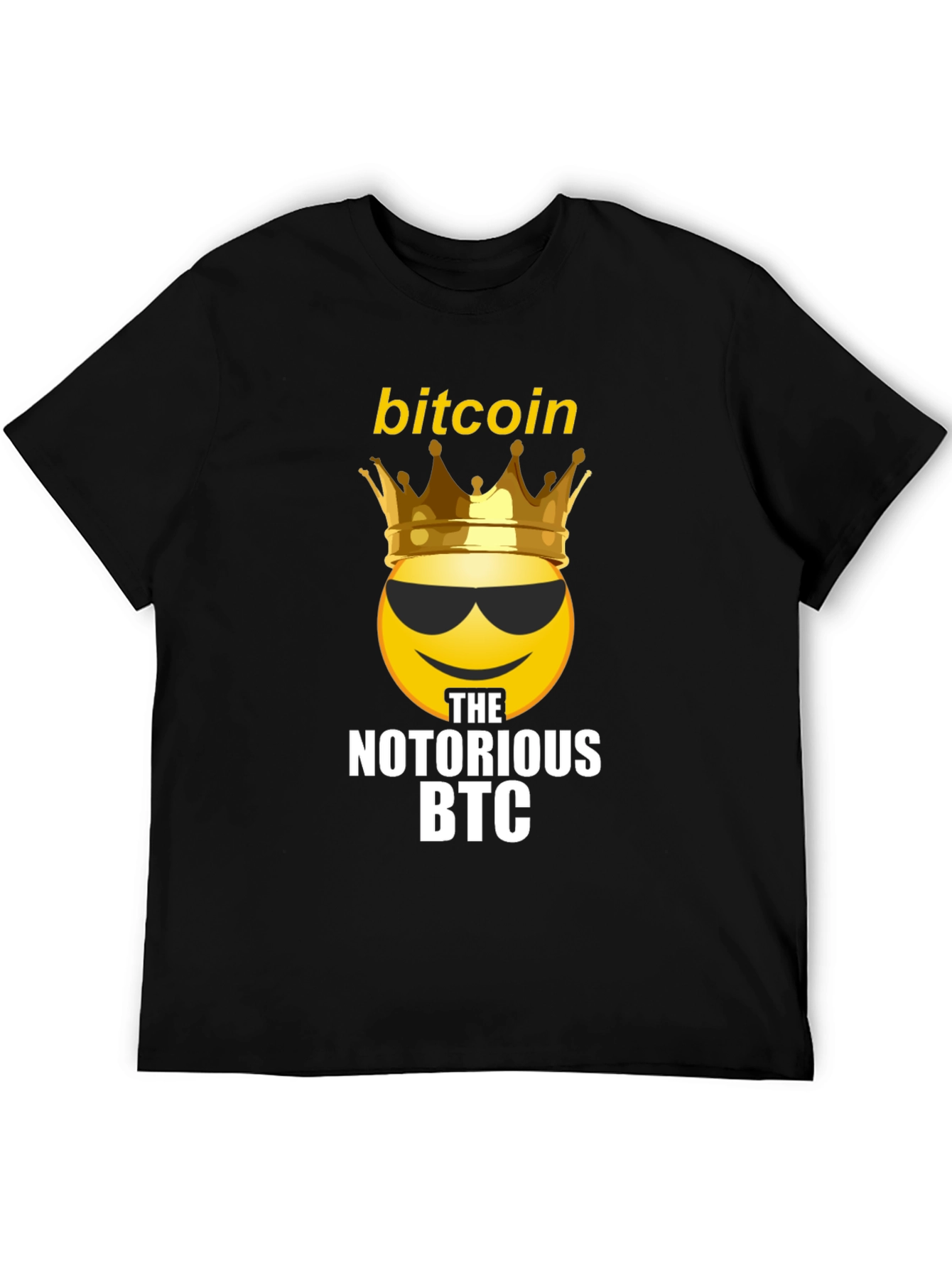Bitcoin King Emoji T-Shirt - Notorious BTC