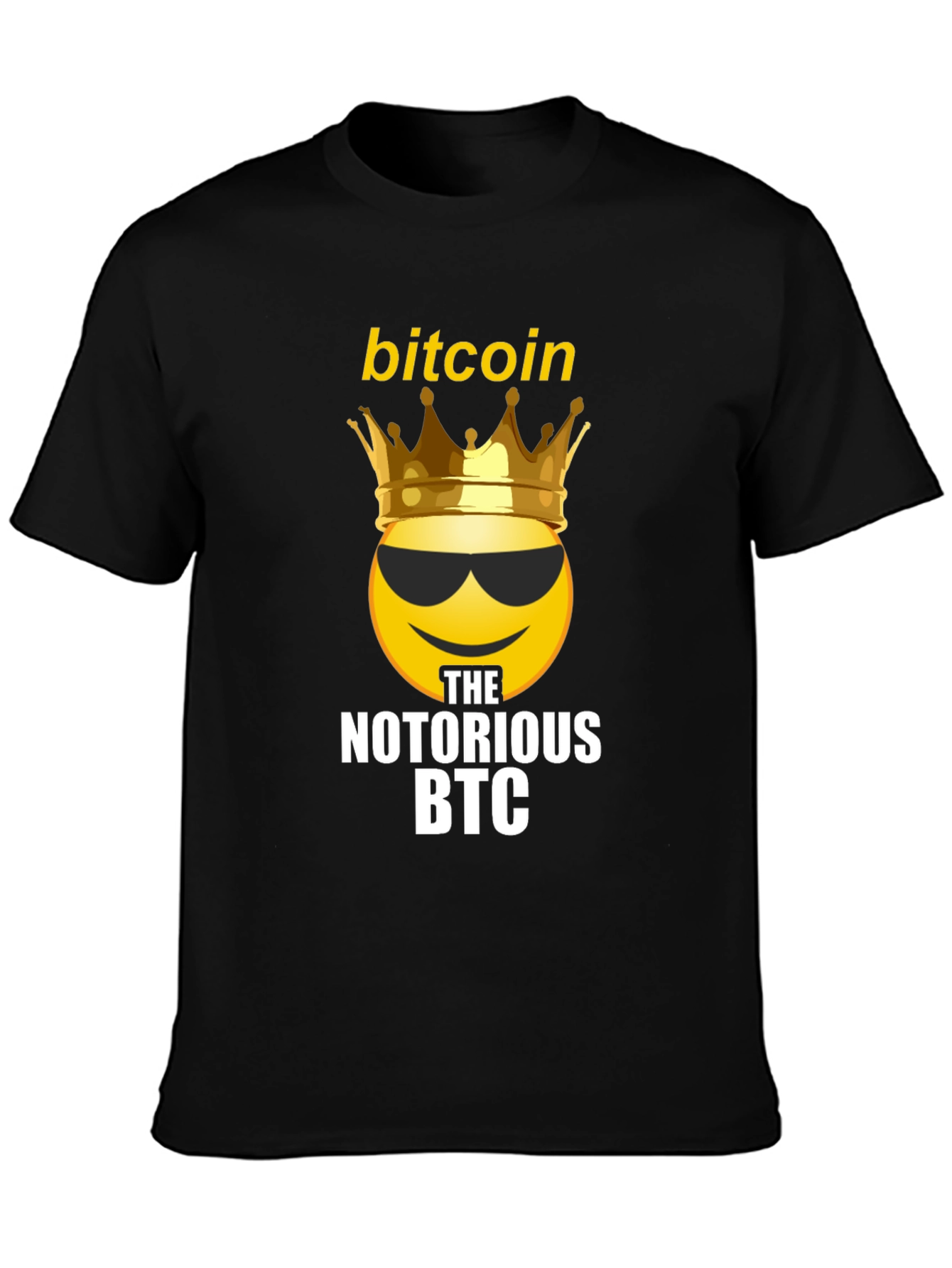 Bitcoin King Emoji T-Shirt - Notorious BTC