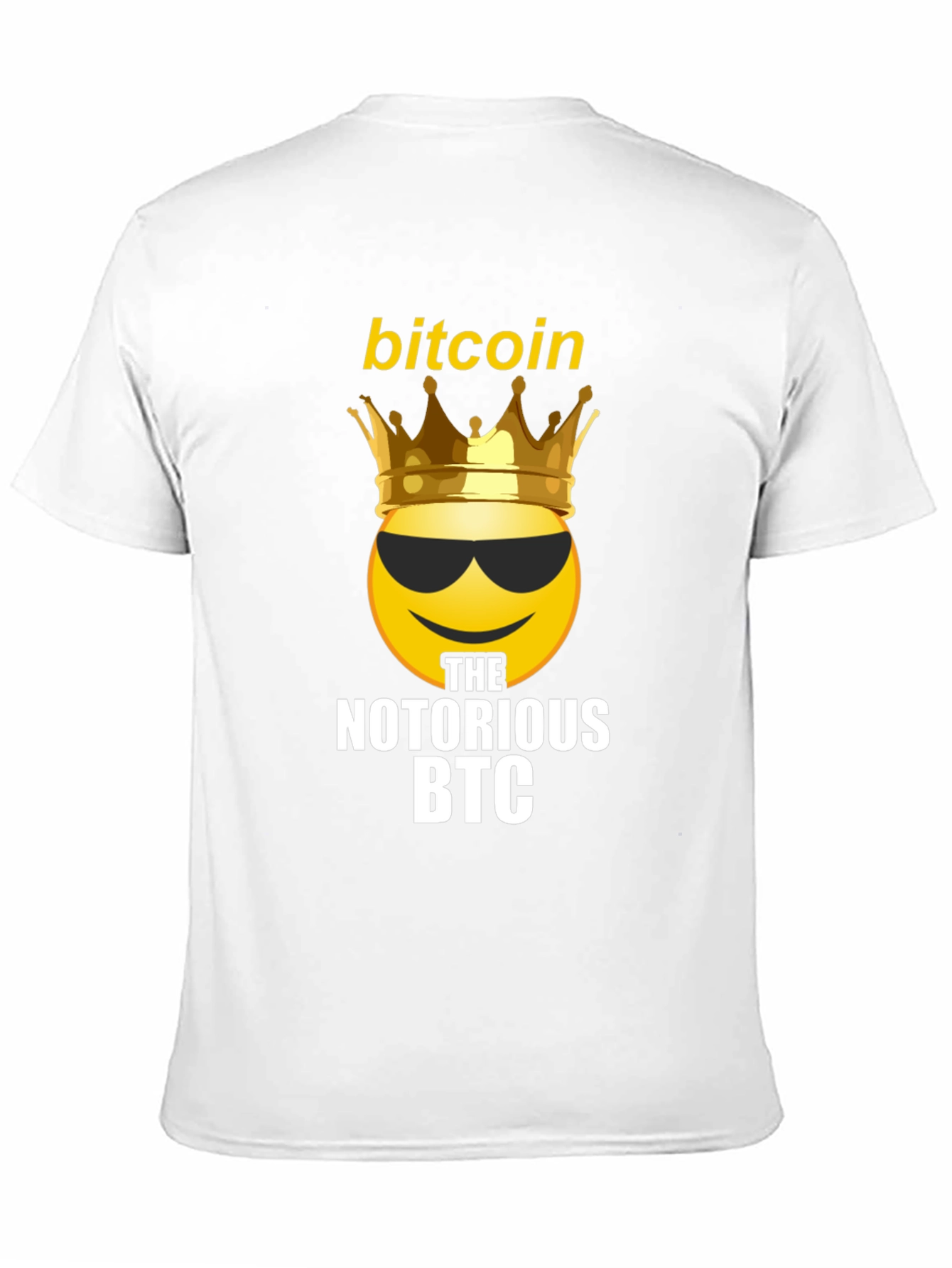 Bitcoin King Emoji T-Shirt - Notorious BTC