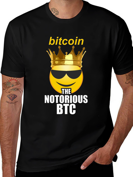 Bitcoin King Emoji T-Shirt - Notorious BTC