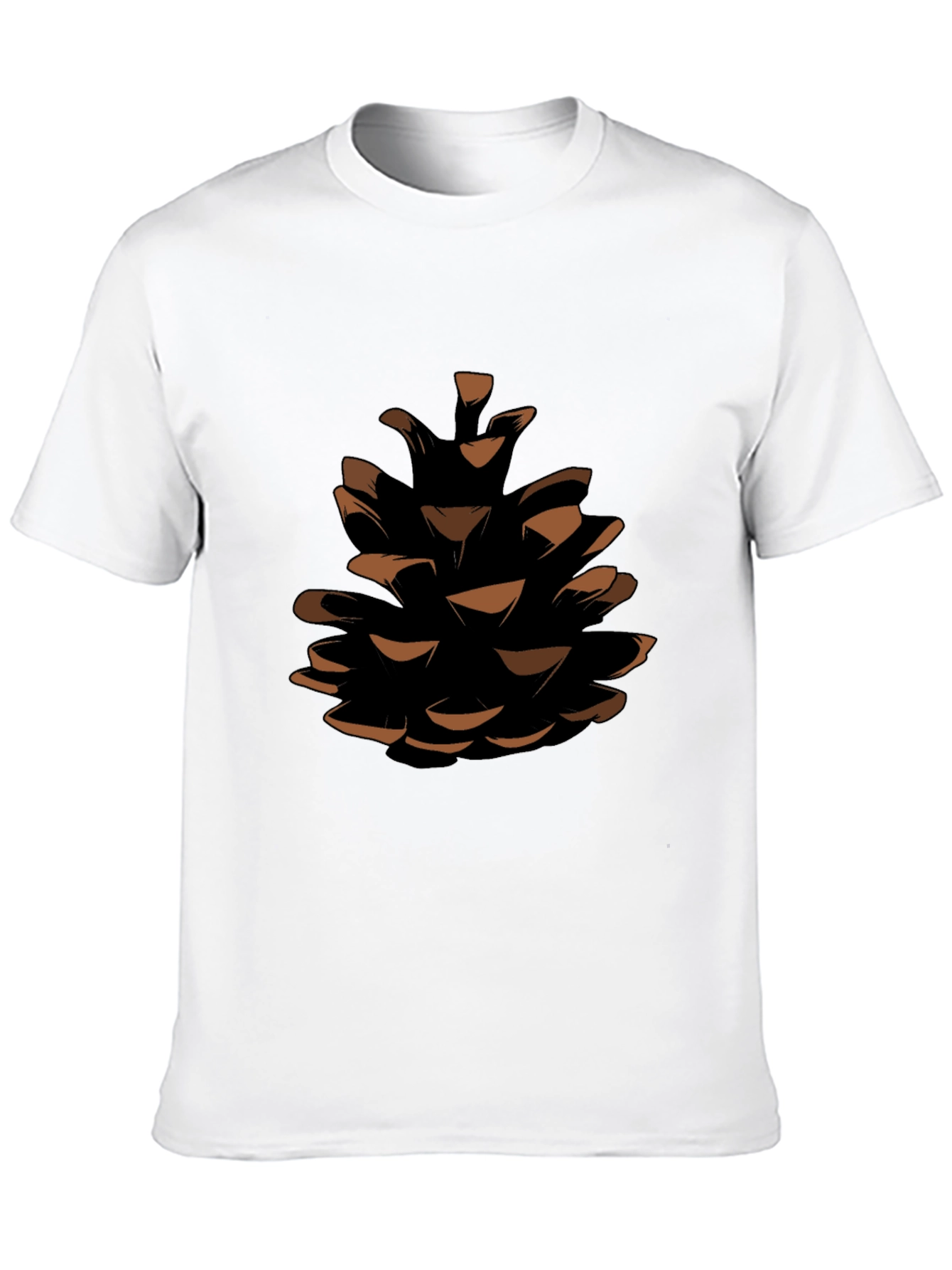 Pine Cone Graphic Tee - Nature Inspired Design