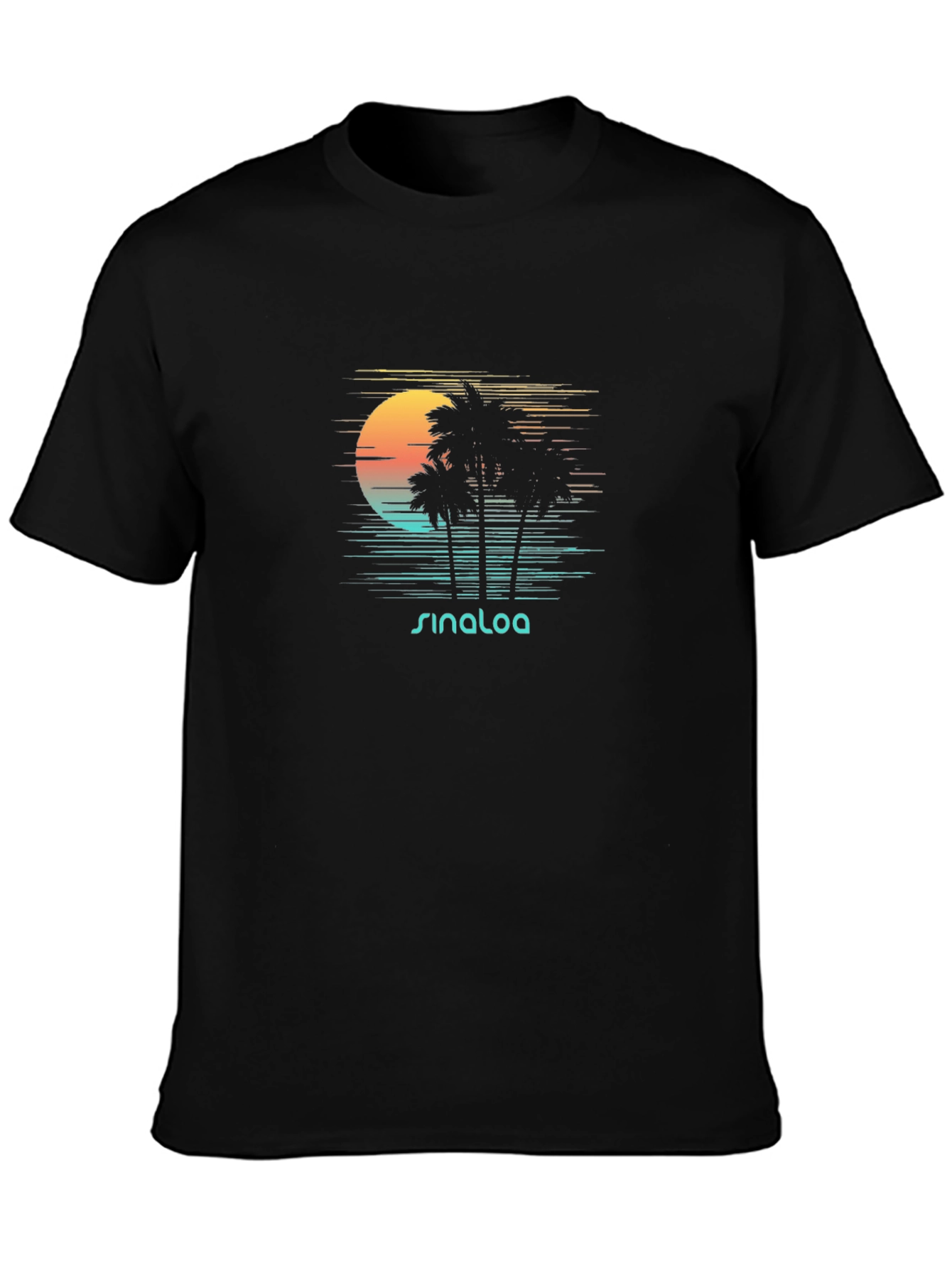 Sinaloa Sunset T-Shirt - Palm Tree Graphic Tee