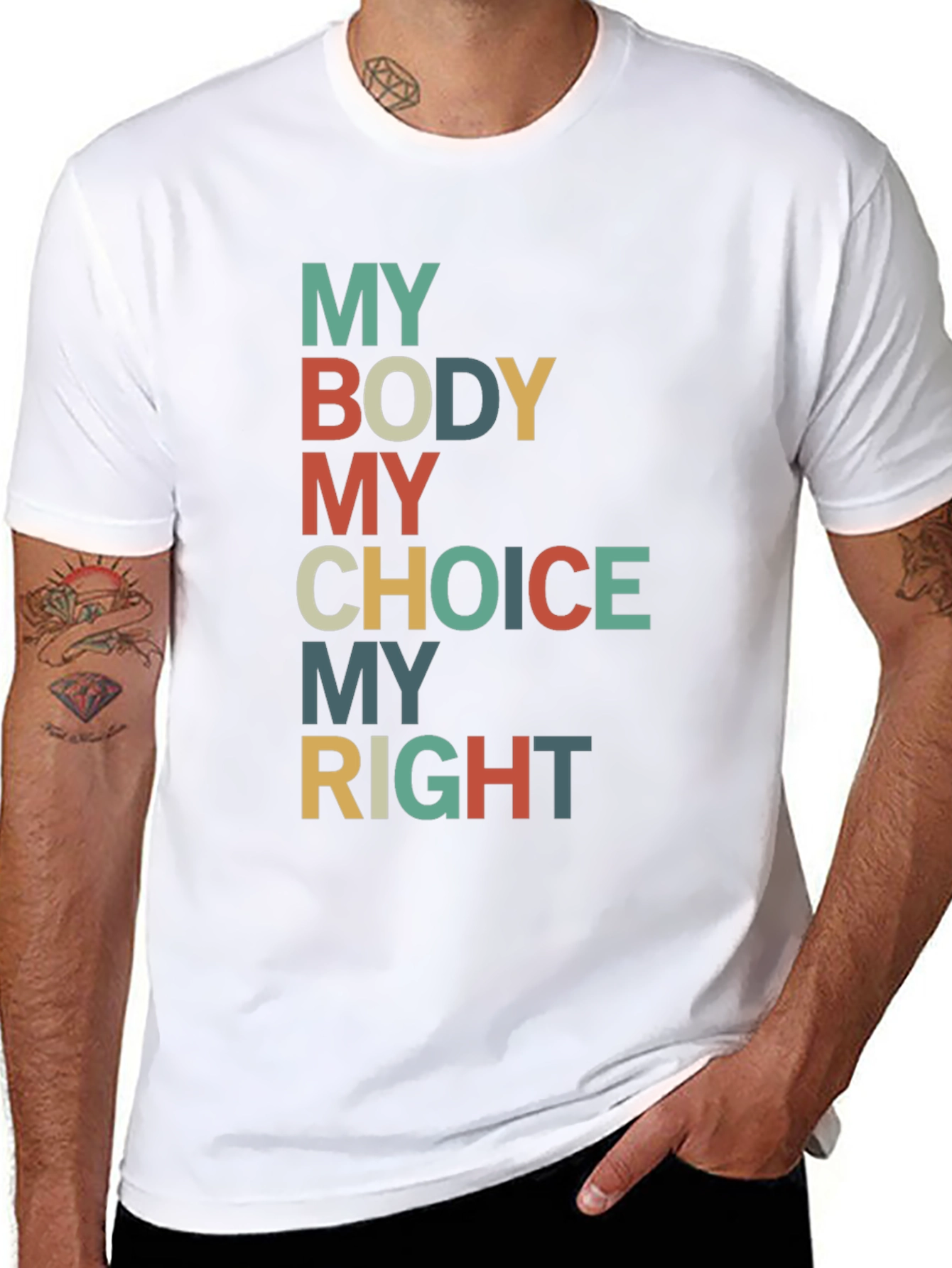 My Body My Choice T-Shirt Pro Choice Reproductive Rights