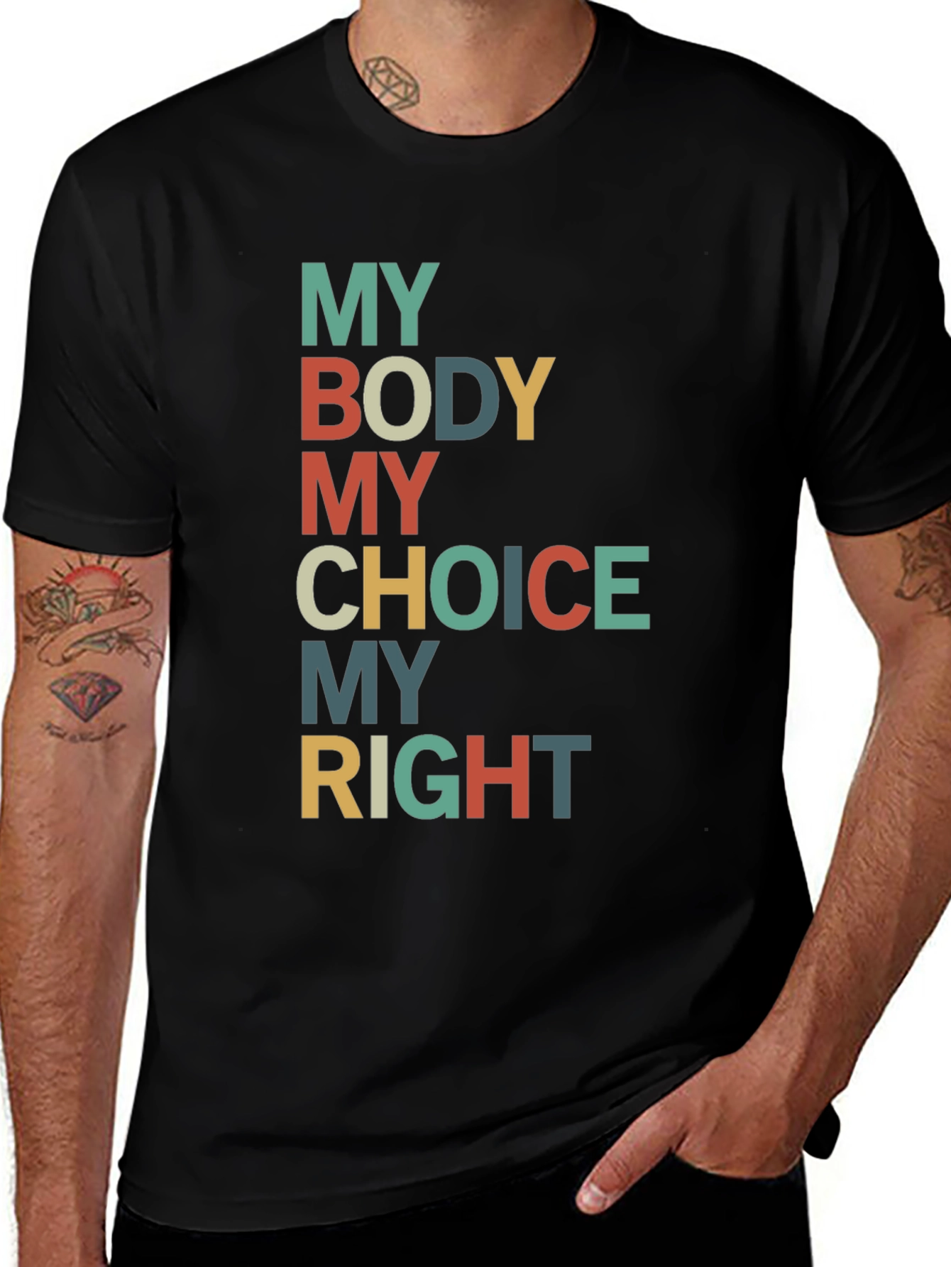 My Body My Choice T-Shirt Pro Choice Reproductive Rights