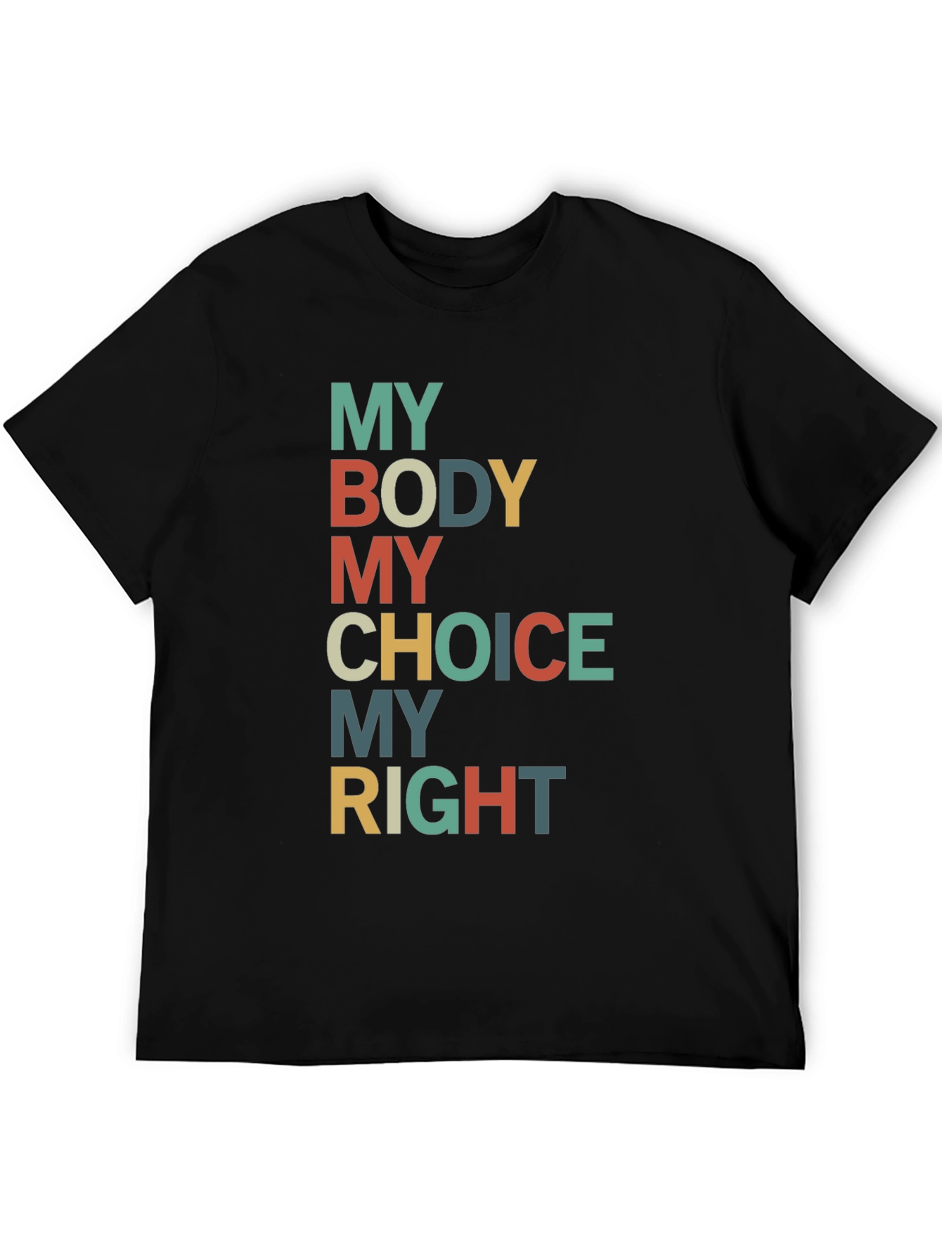 My Body My Choice T-Shirt Pro Choice Reproductive Rights