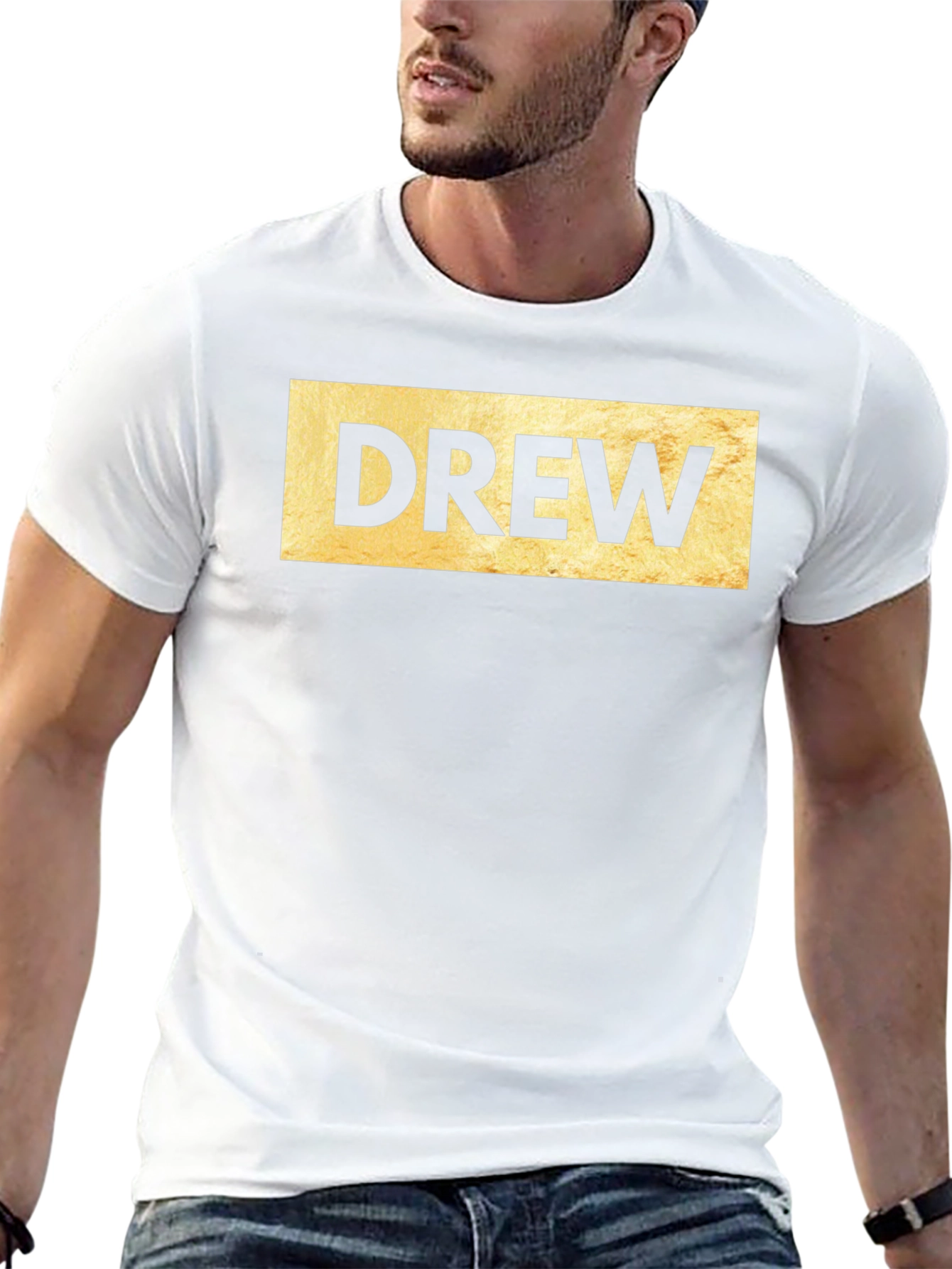 Drew Graphic T-Shirt - Black Crew Neck Tee