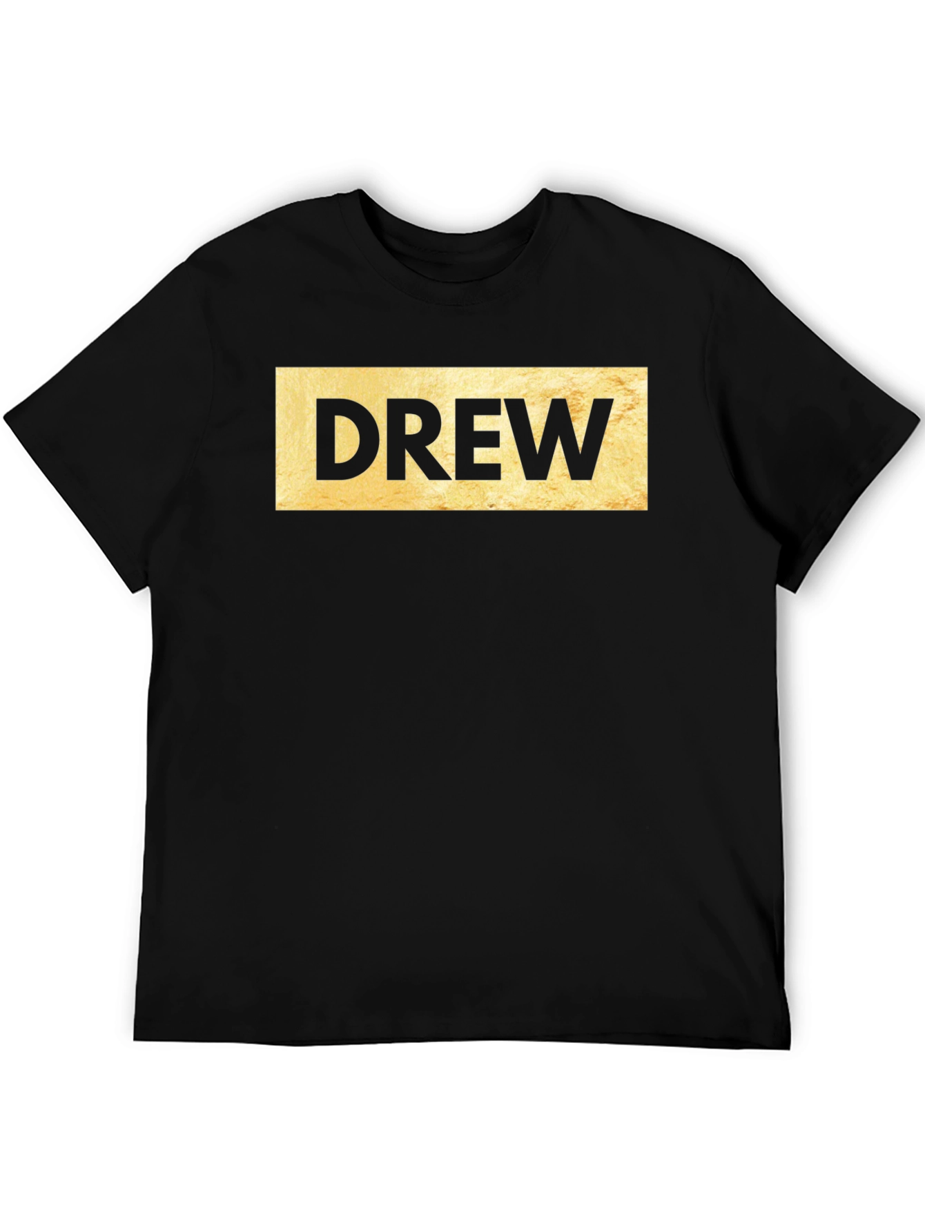 Drew Graphic T-Shirt - Black Crew Neck Tee